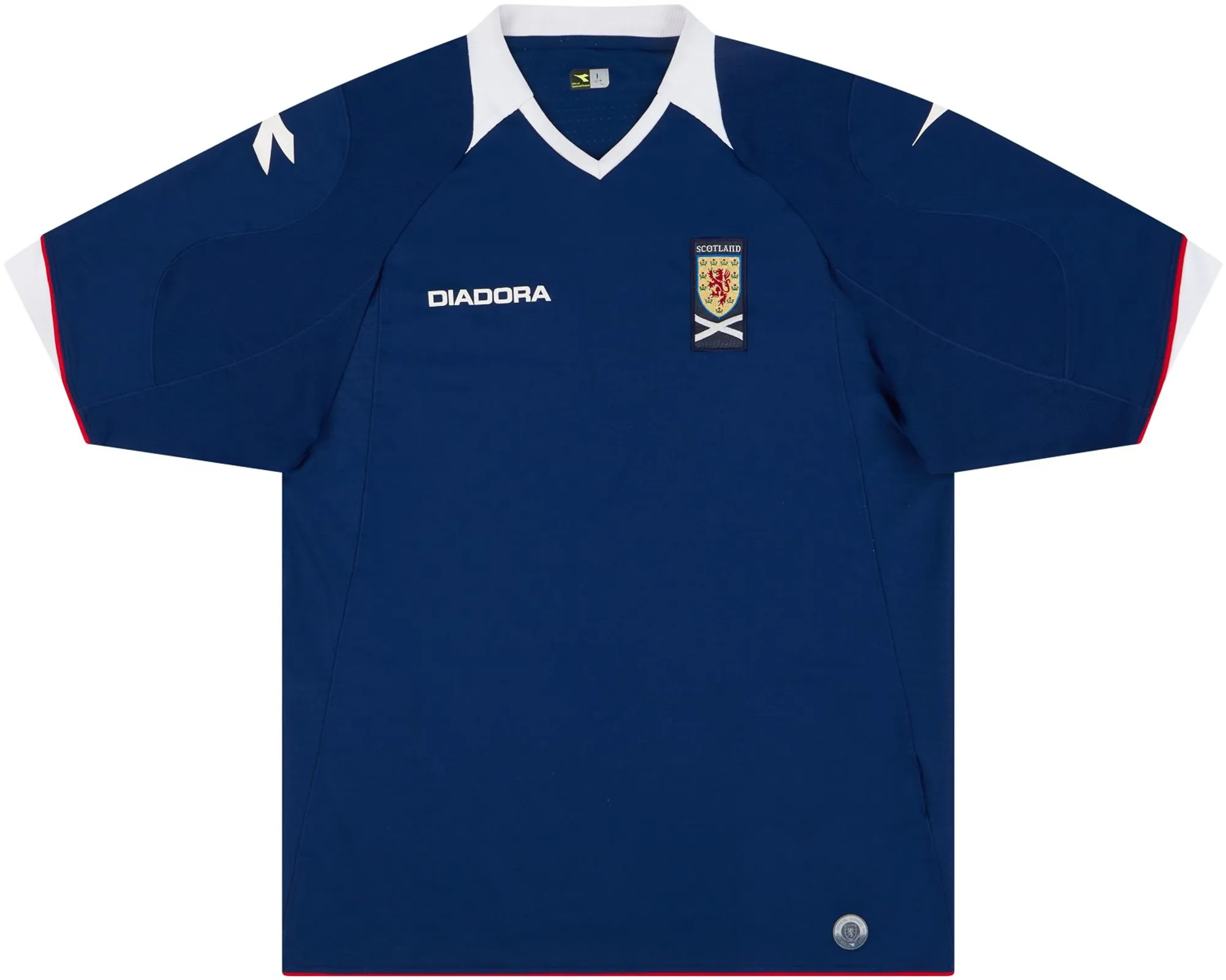 Diadora Scotland Mens SS Home Shirt 2008