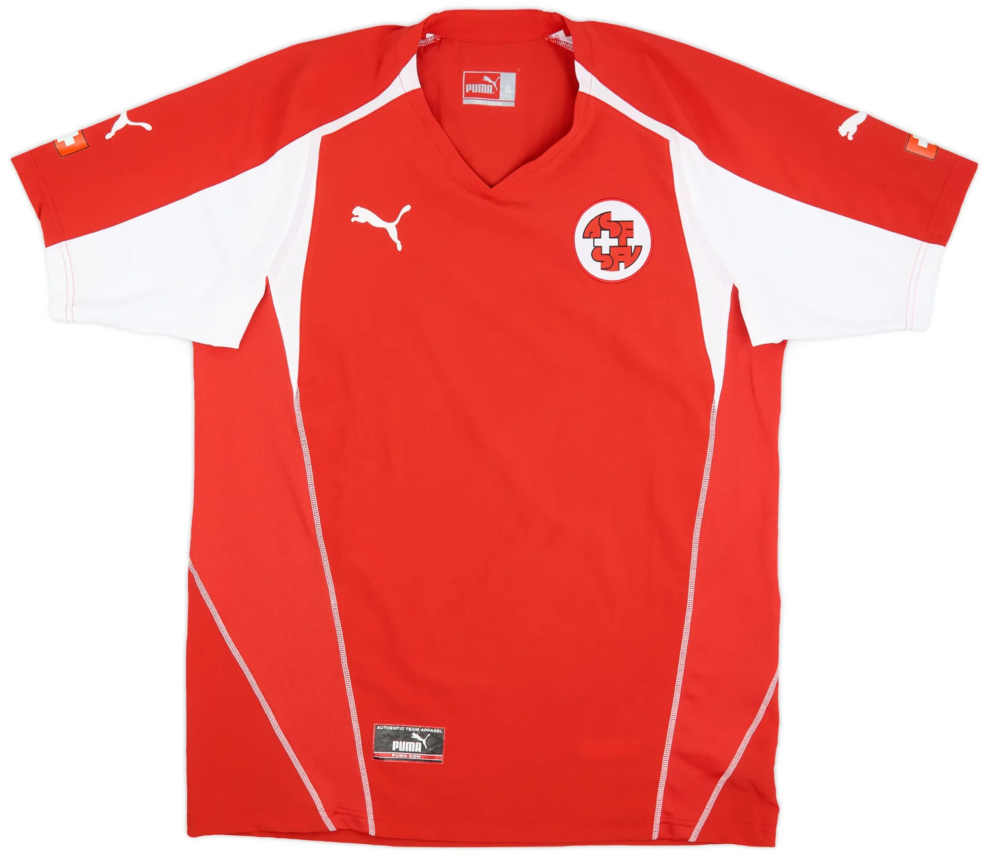 Puma Switzerland Mens SS Home Shirt 2004