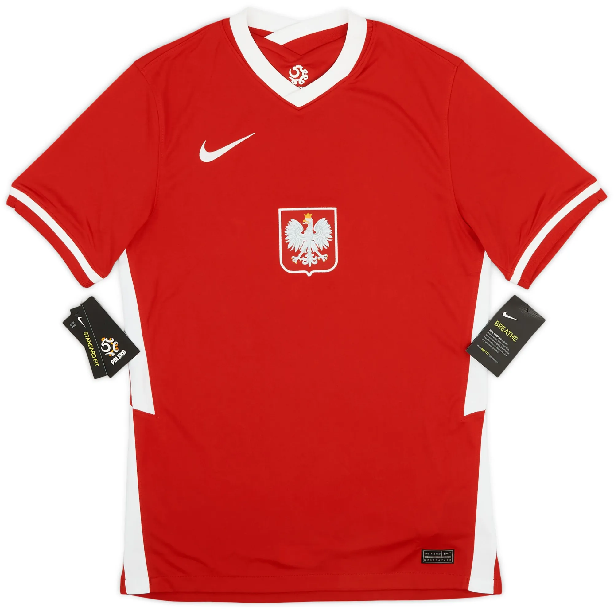 Nike Poland Mens SS Away Shirt 2020