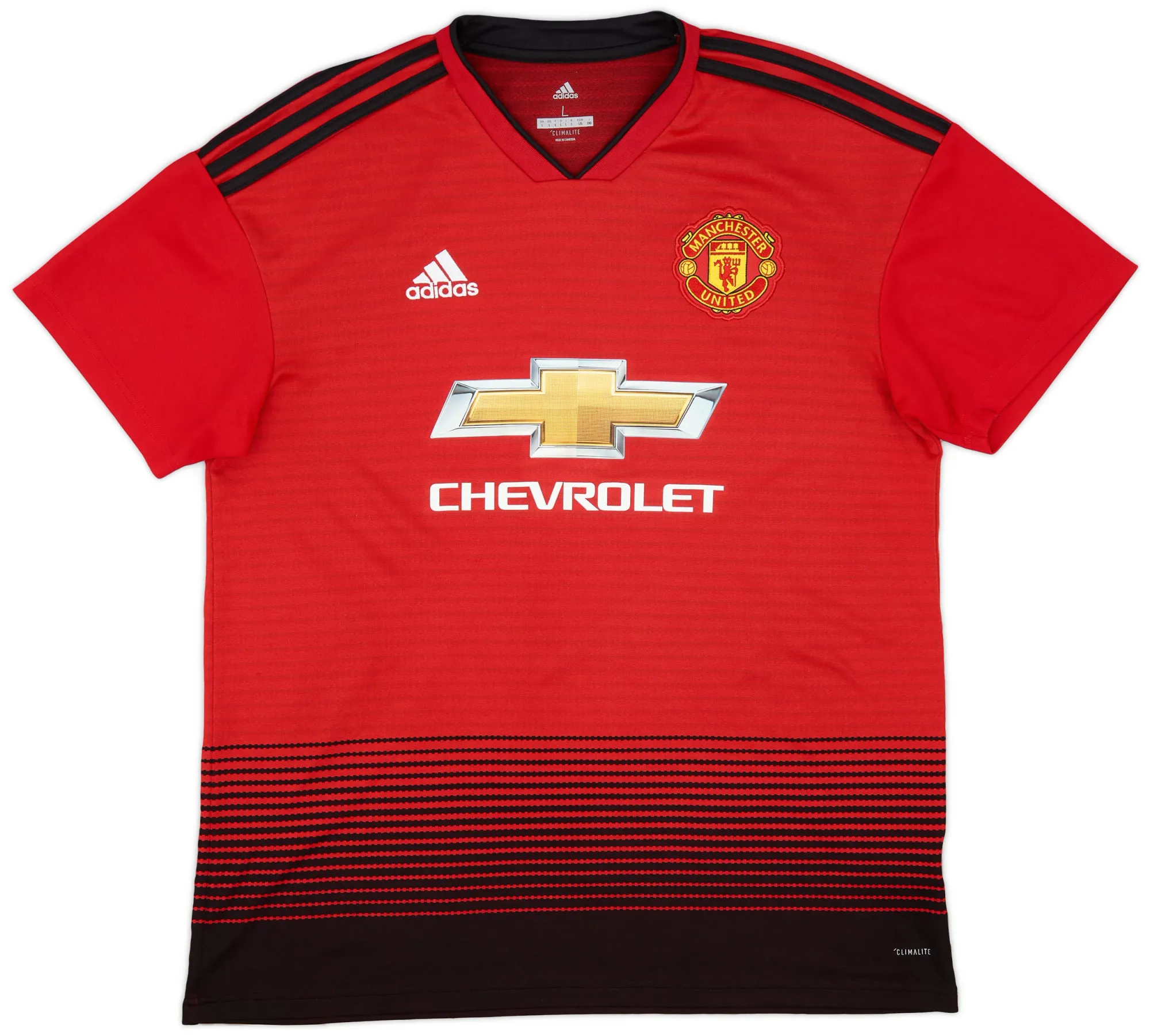 adidas Manchester United Mens SS Home Shirt 2018/19