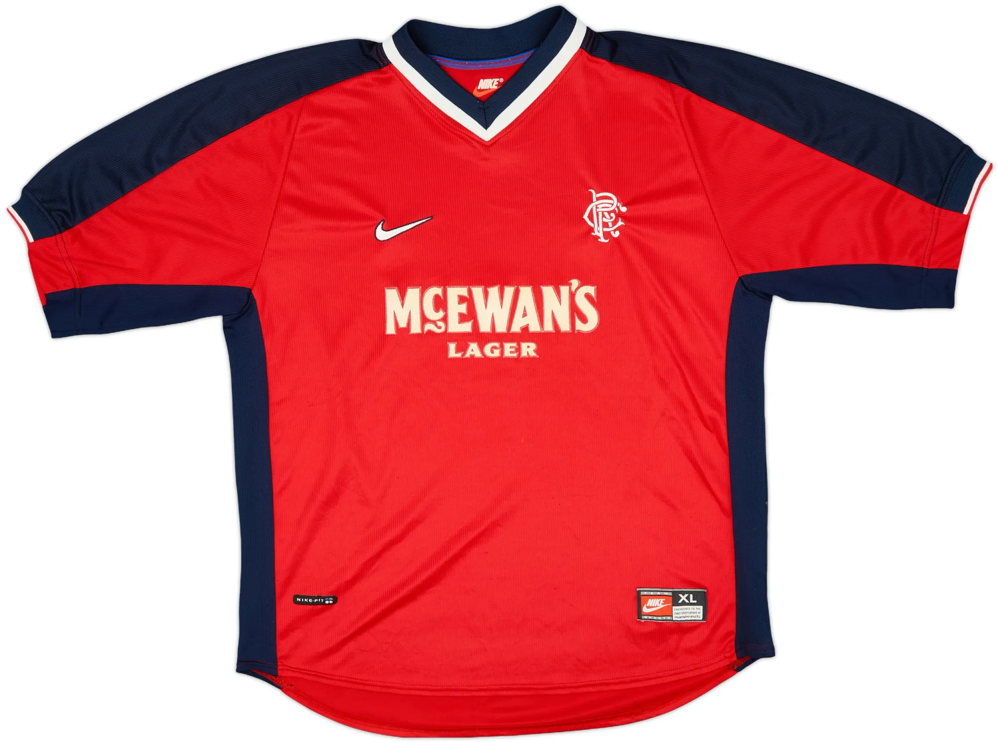 Nike Rangers Mens SS Away Shirt 1998/99