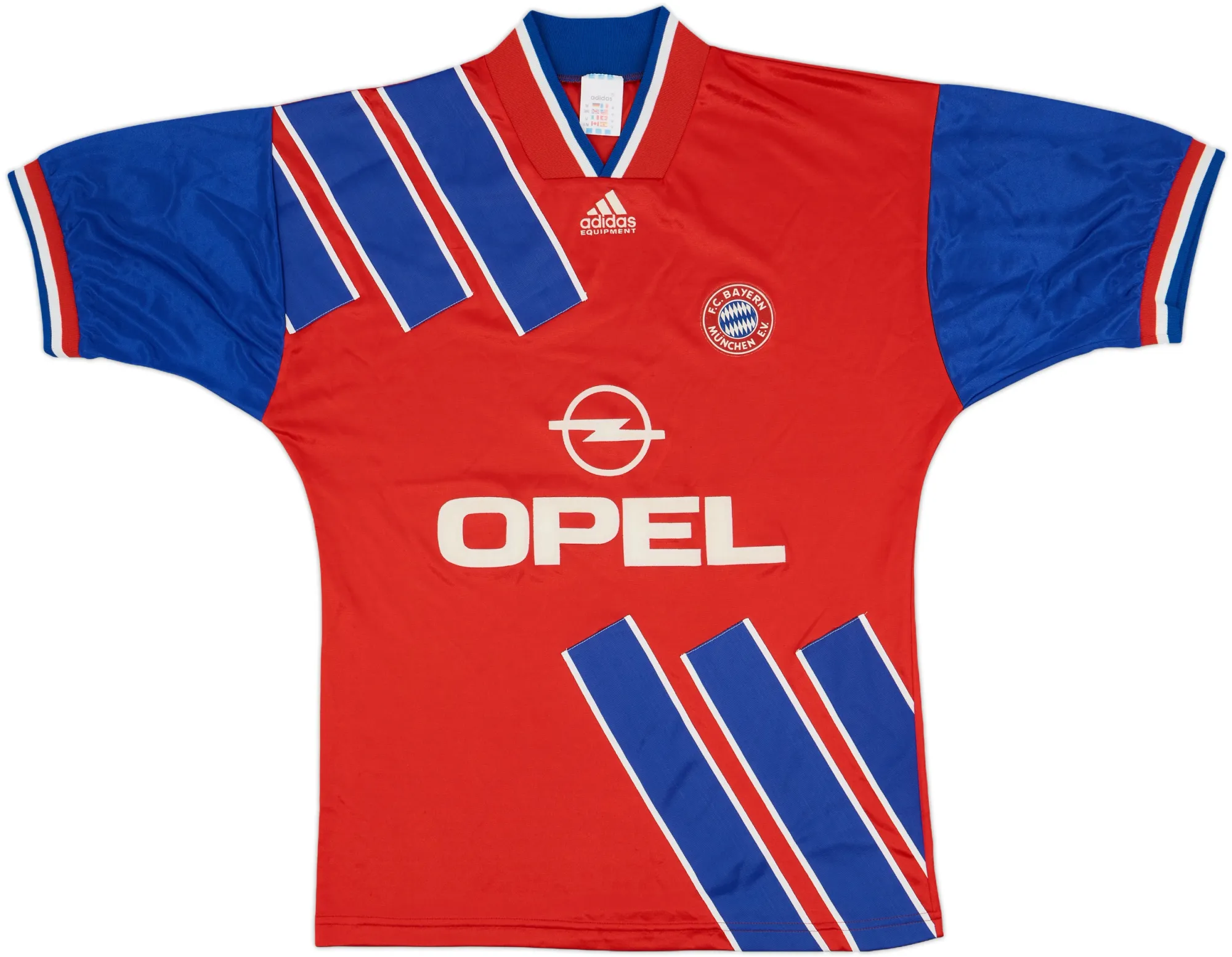 adidas Bayern Munich Mens SS Home Shirt 1993/95