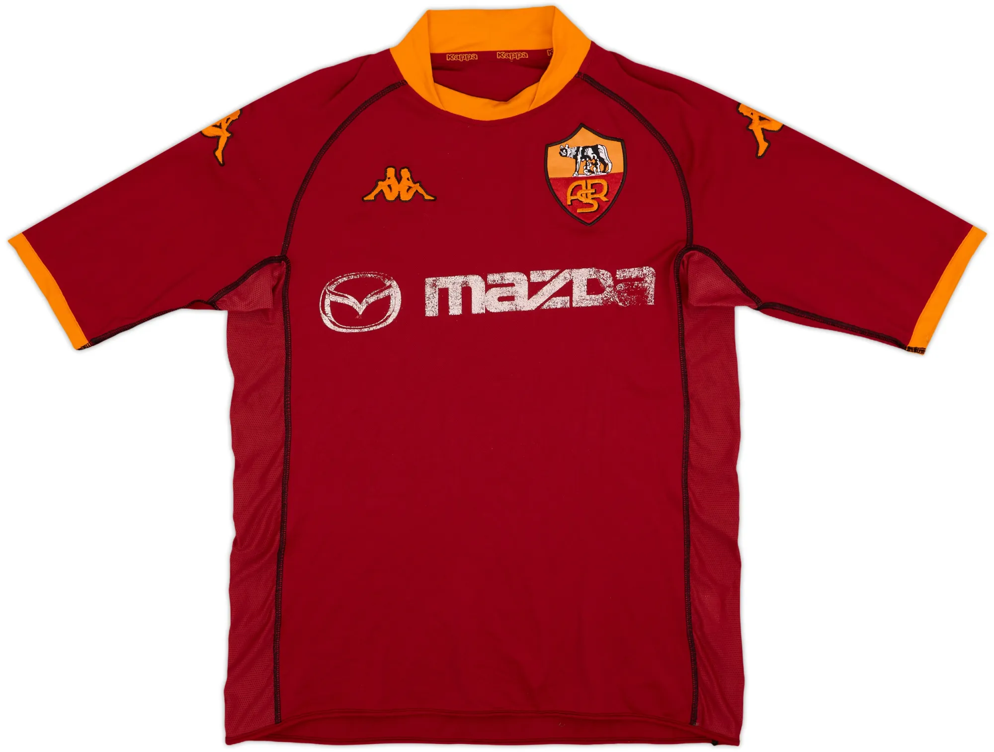 Kappa Roma Mens SS Home Shirt 2002/03