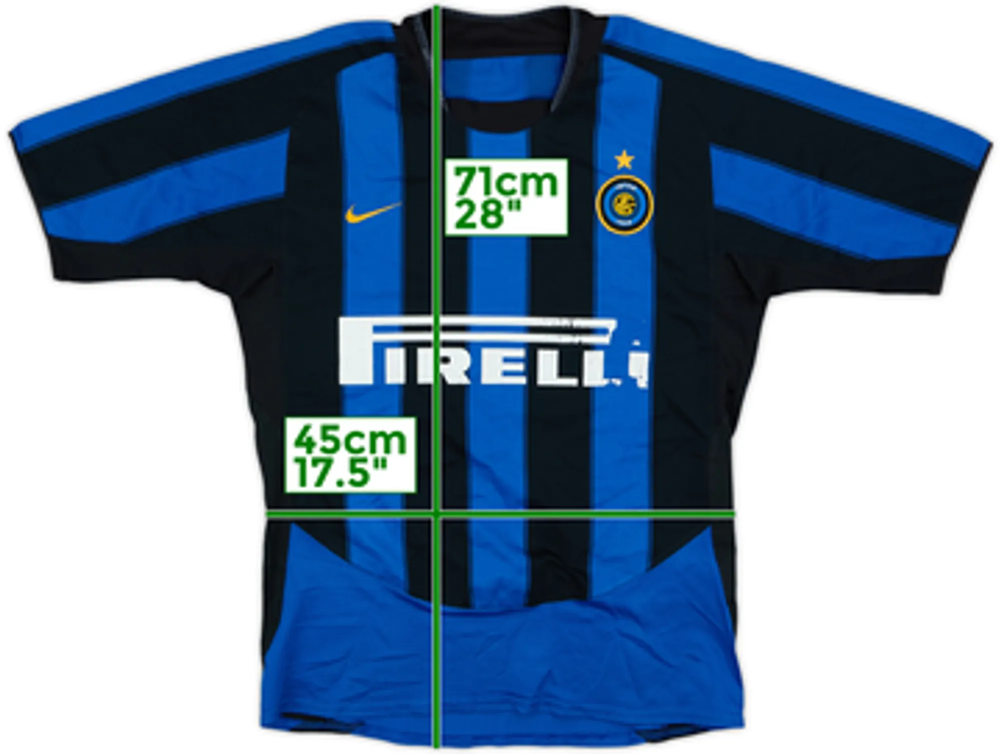 Nike Inter Milan Mens SS Home Shirt 2003/04