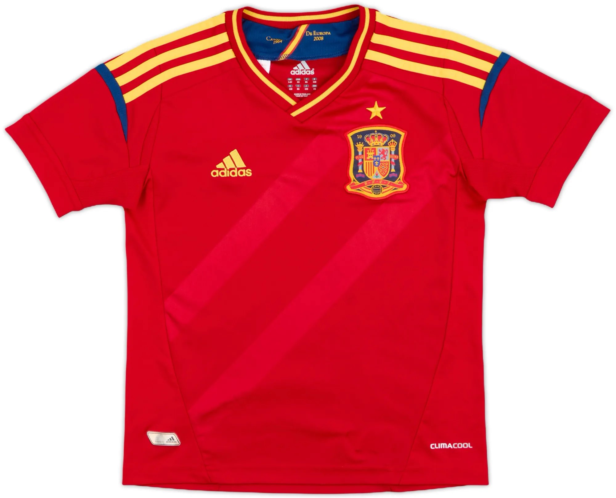adidas Spain Mens SS Home Shirt 2011