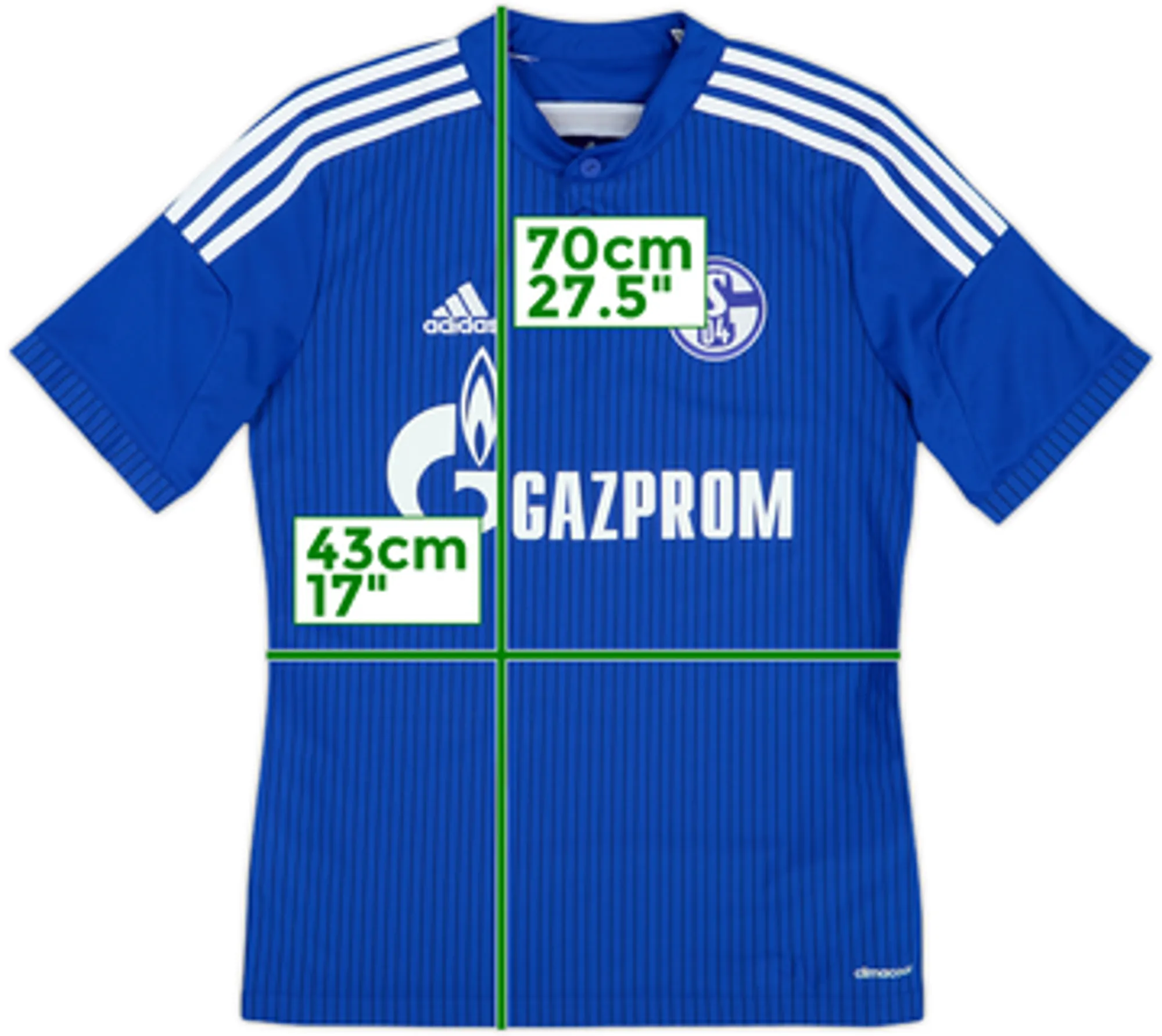 adidas Schalke 04 Mens SS Home Shirt 2014/16