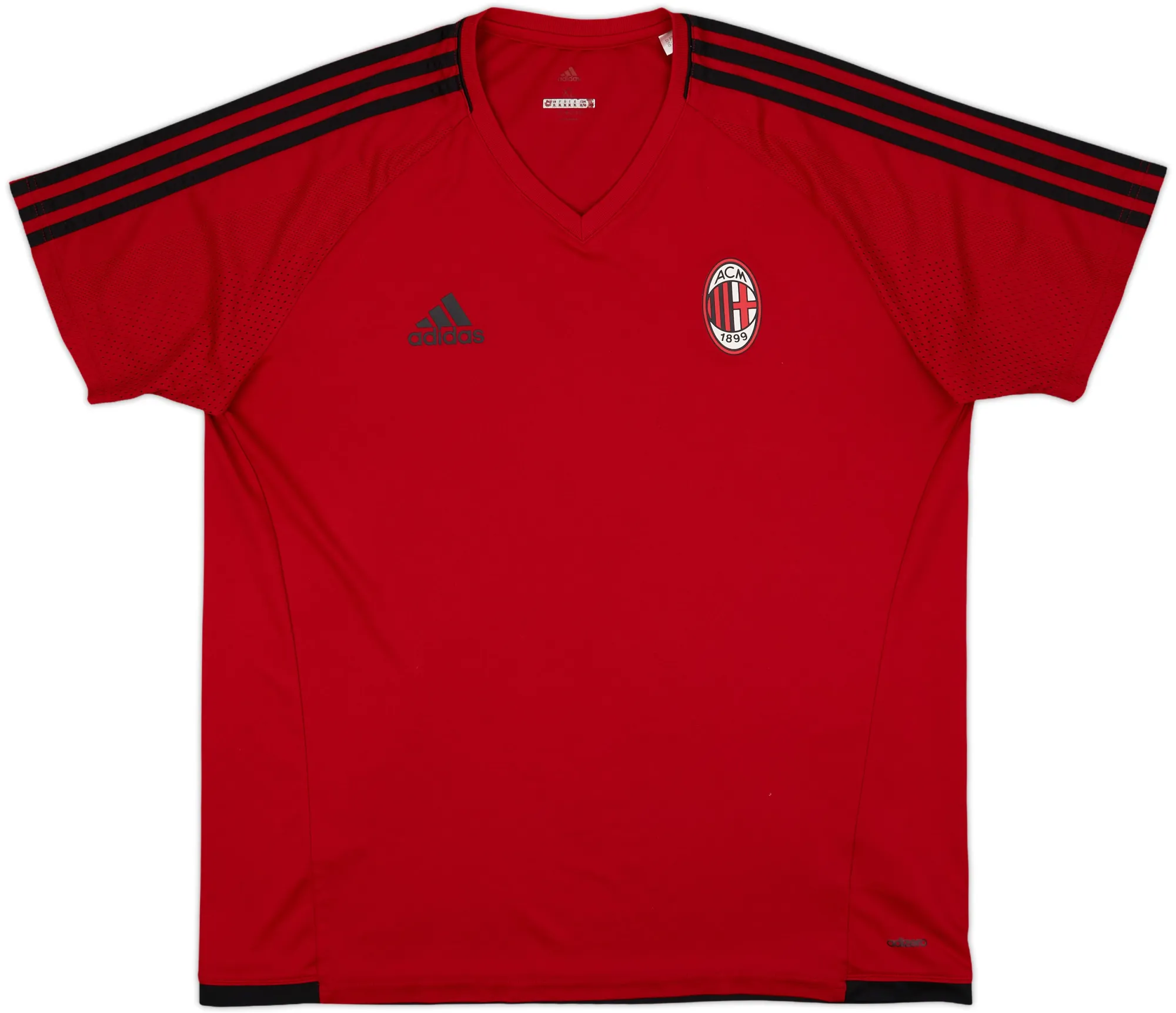 adidas AC Milan Mens SS Player Issue Home Shirt 2017/18