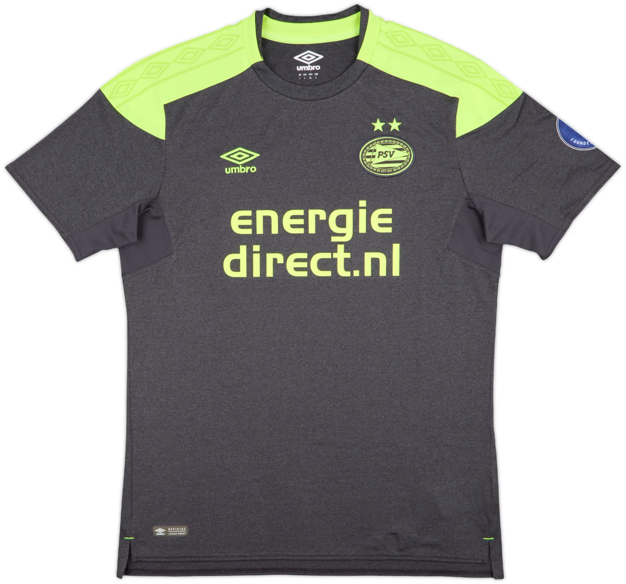 Umbro PSV Eindhoven Mens SS Away Shirt 2017/18