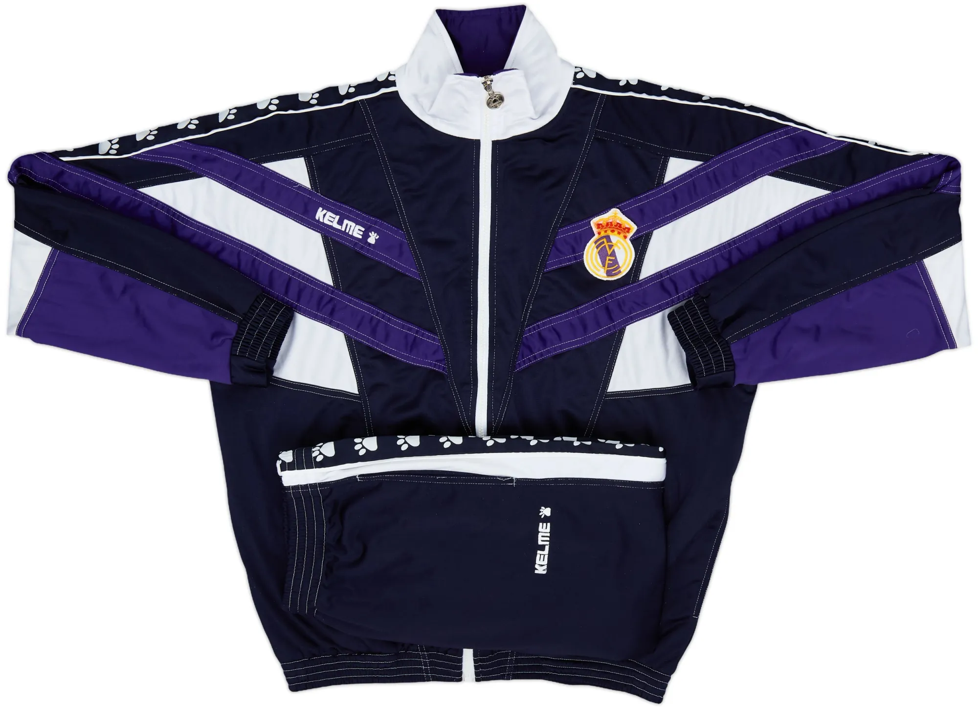 1997-98 Real Madrid Kelme Tracksuit - 8/10 - (L)