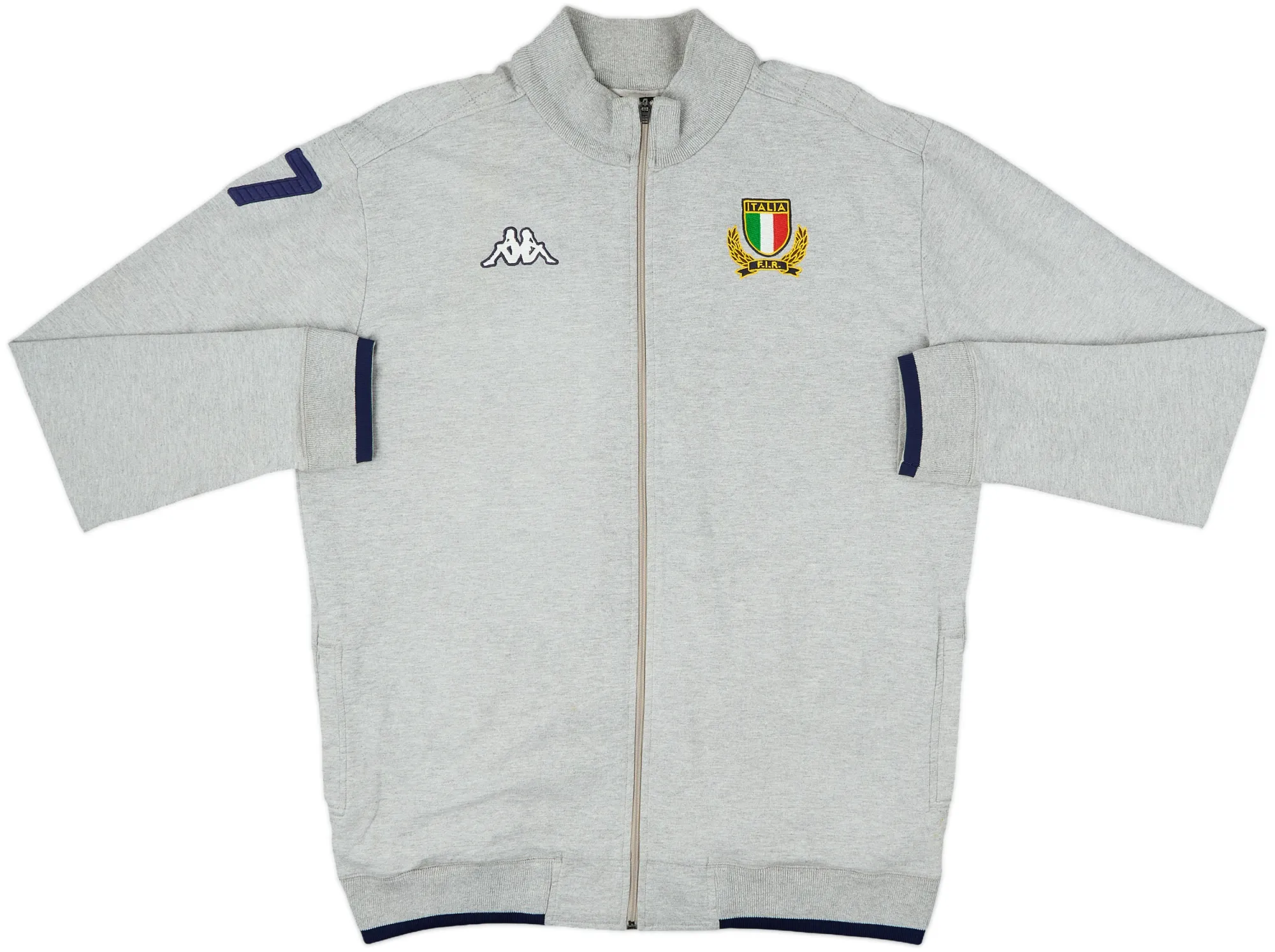 2012-13 Italy Rugby Kappa Track Jacket - 8/10 - (3XL)