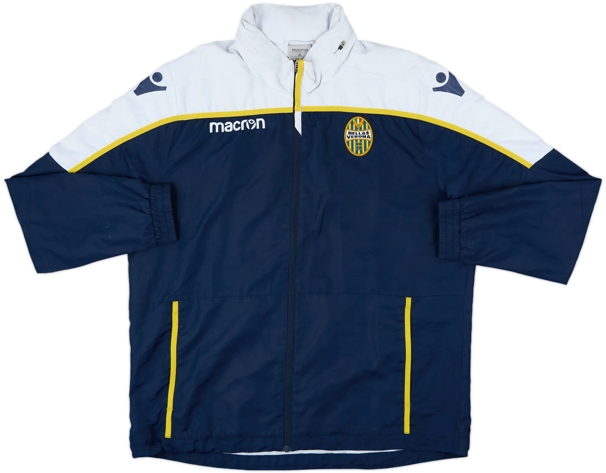 2019-20 Hellas Verona Macron Hooded Rain Jacket - 6/10 - (XL)