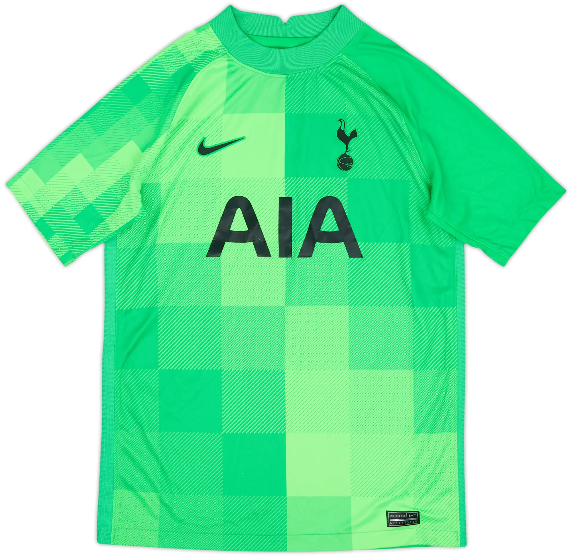 Nike Tottenham Hotspur Boys SS Goalkeeper Home Shirt 2021/22