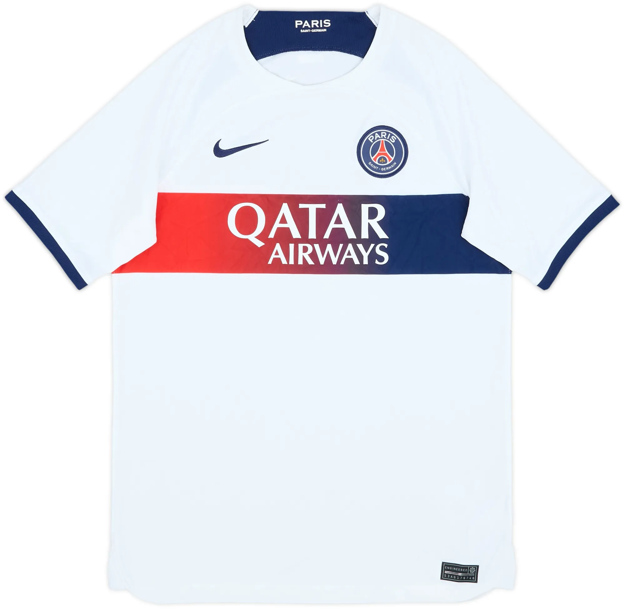 Nike Paris Saint Germain Boys SS Away Shirt 2023/24