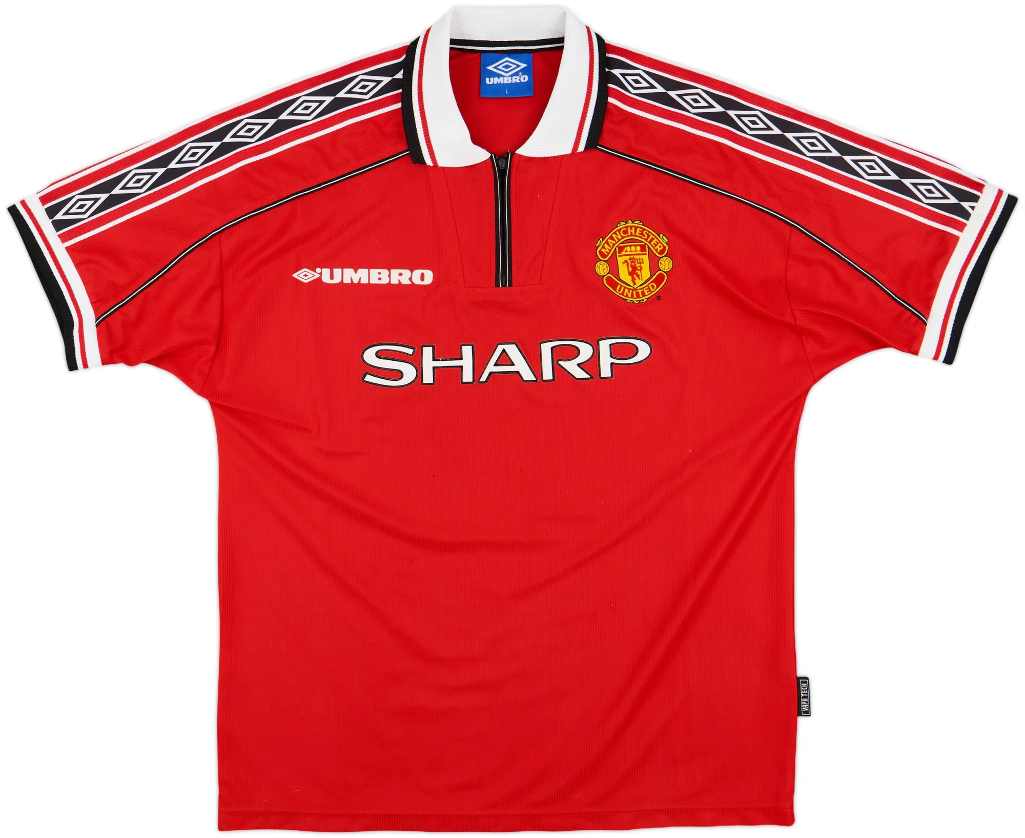 Umbro Manchester United Mens SS Home Shirt 1998/00