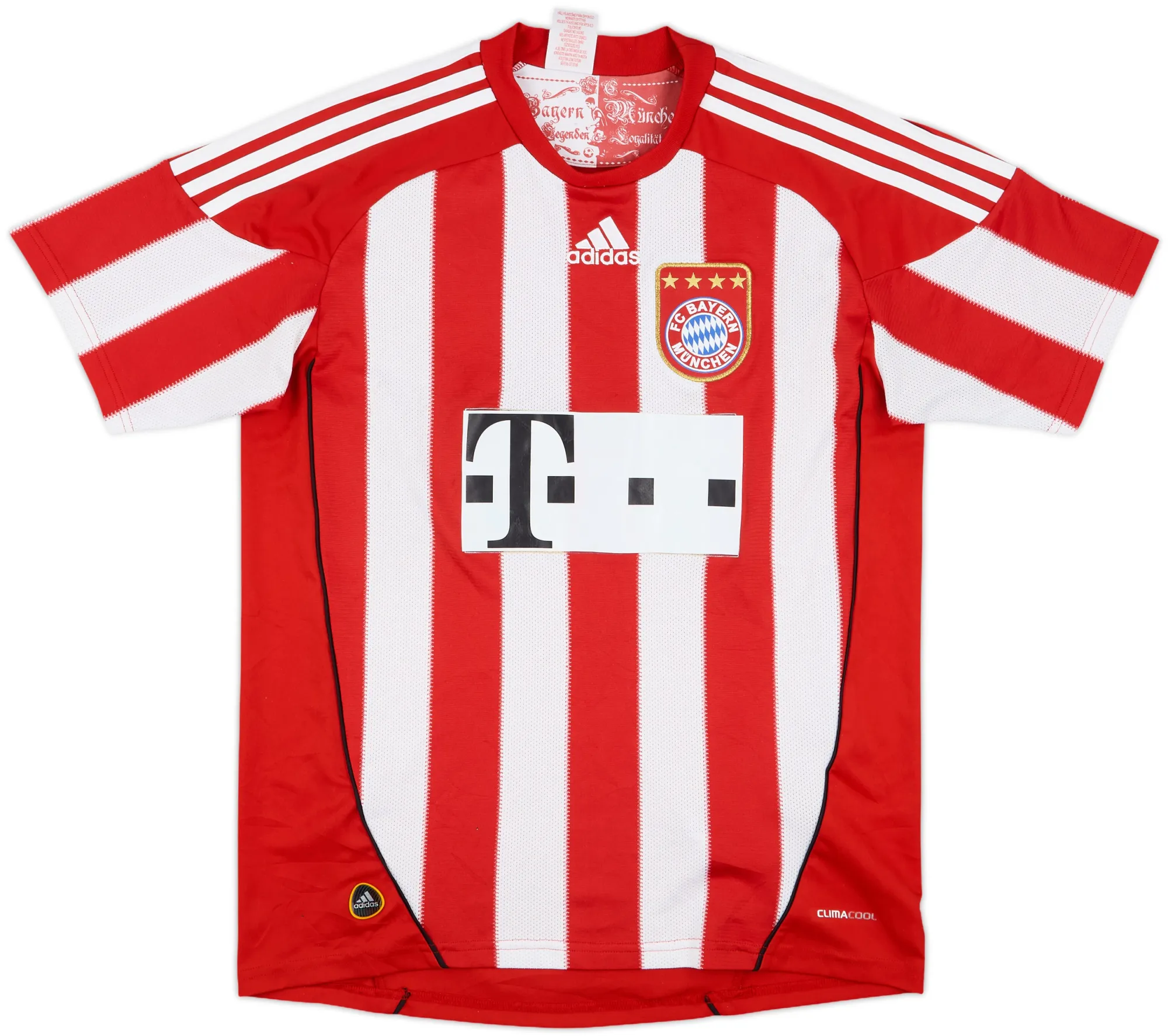 adidas Bayern Munich Boys SS Home Shirt 2010/11