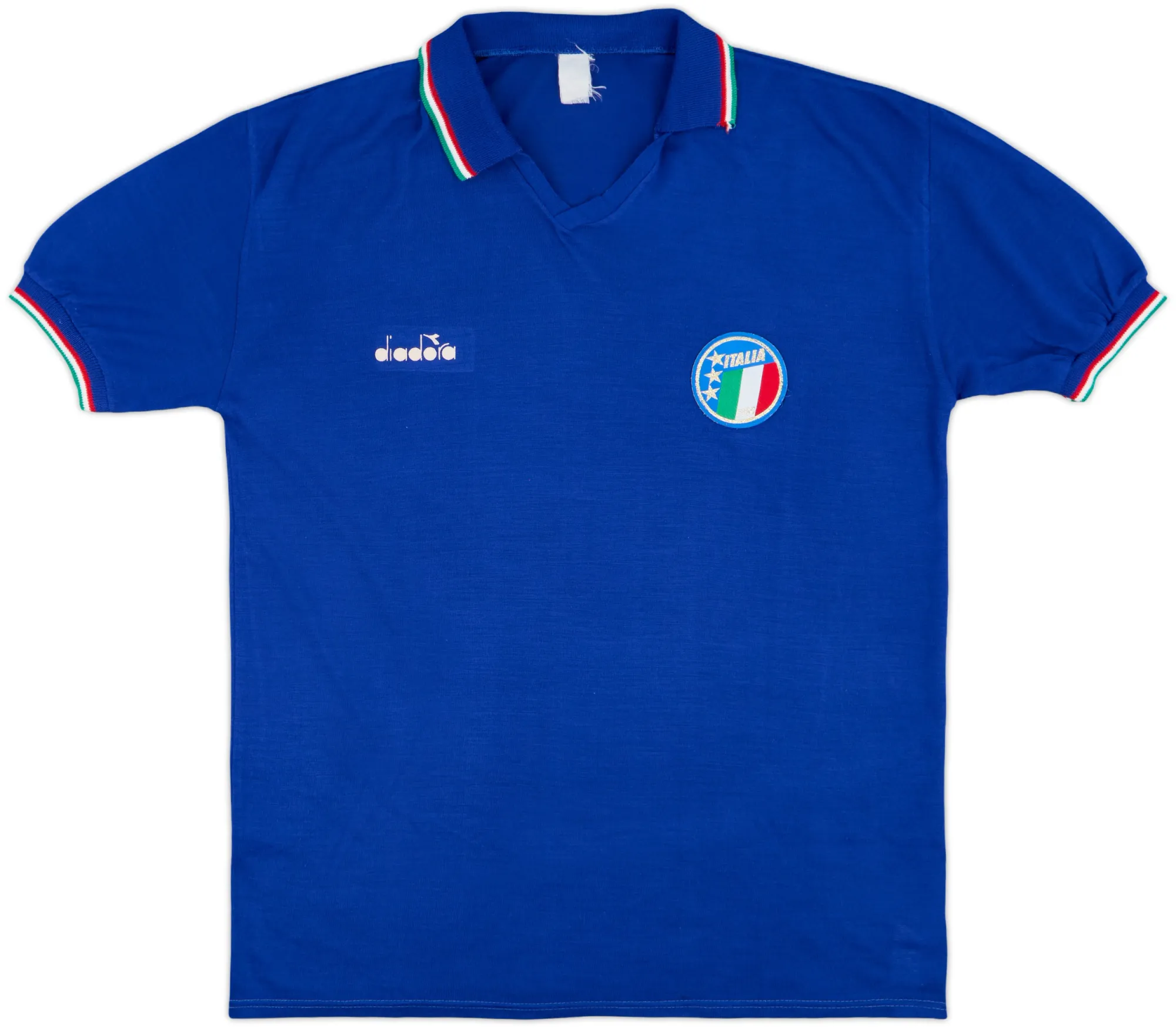 Diadora Italy Mens SS Home Shirt 1986