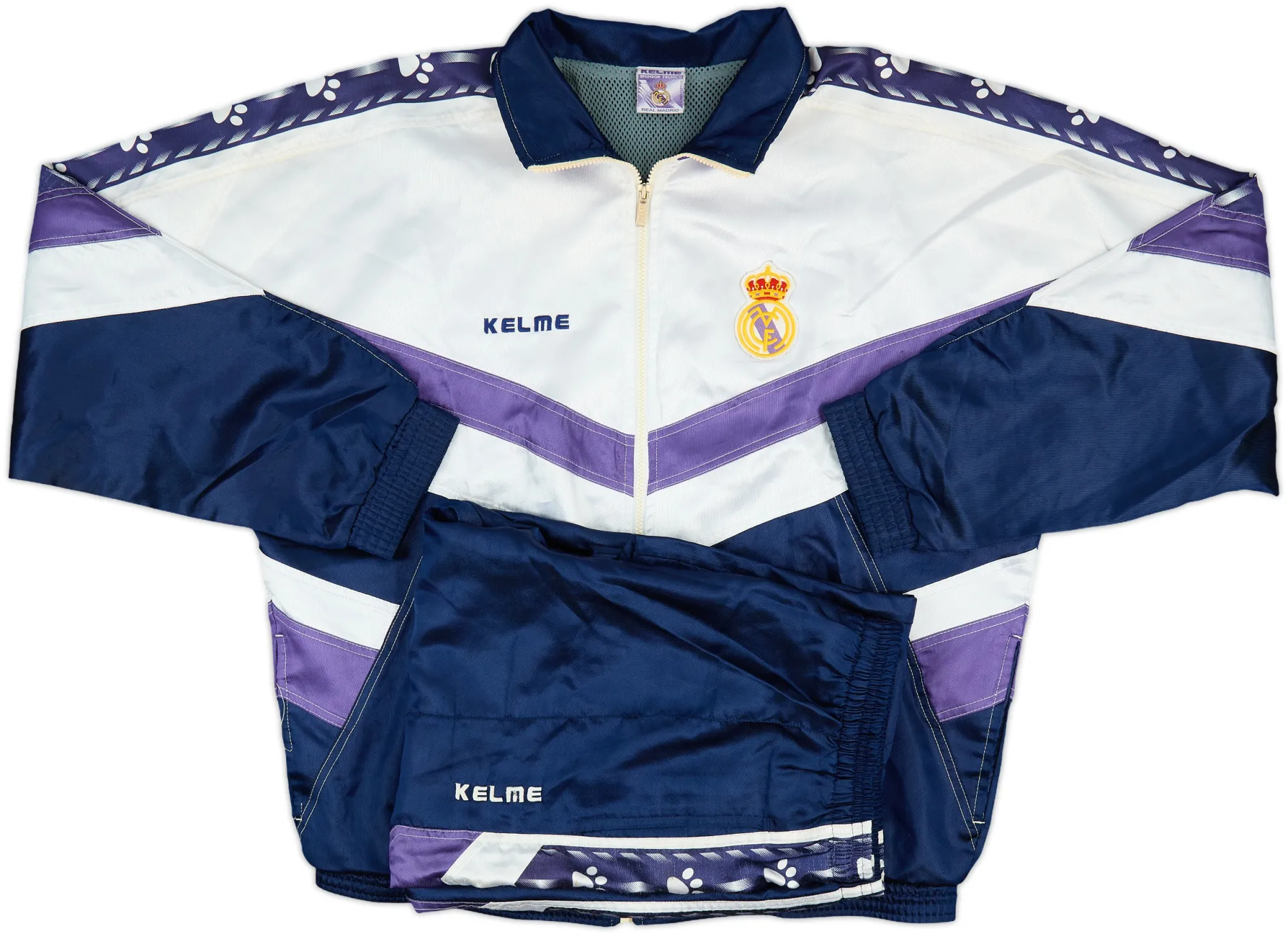 1997-98 Real Madrid Kelme Tracksuit - 9/10 - (XL)