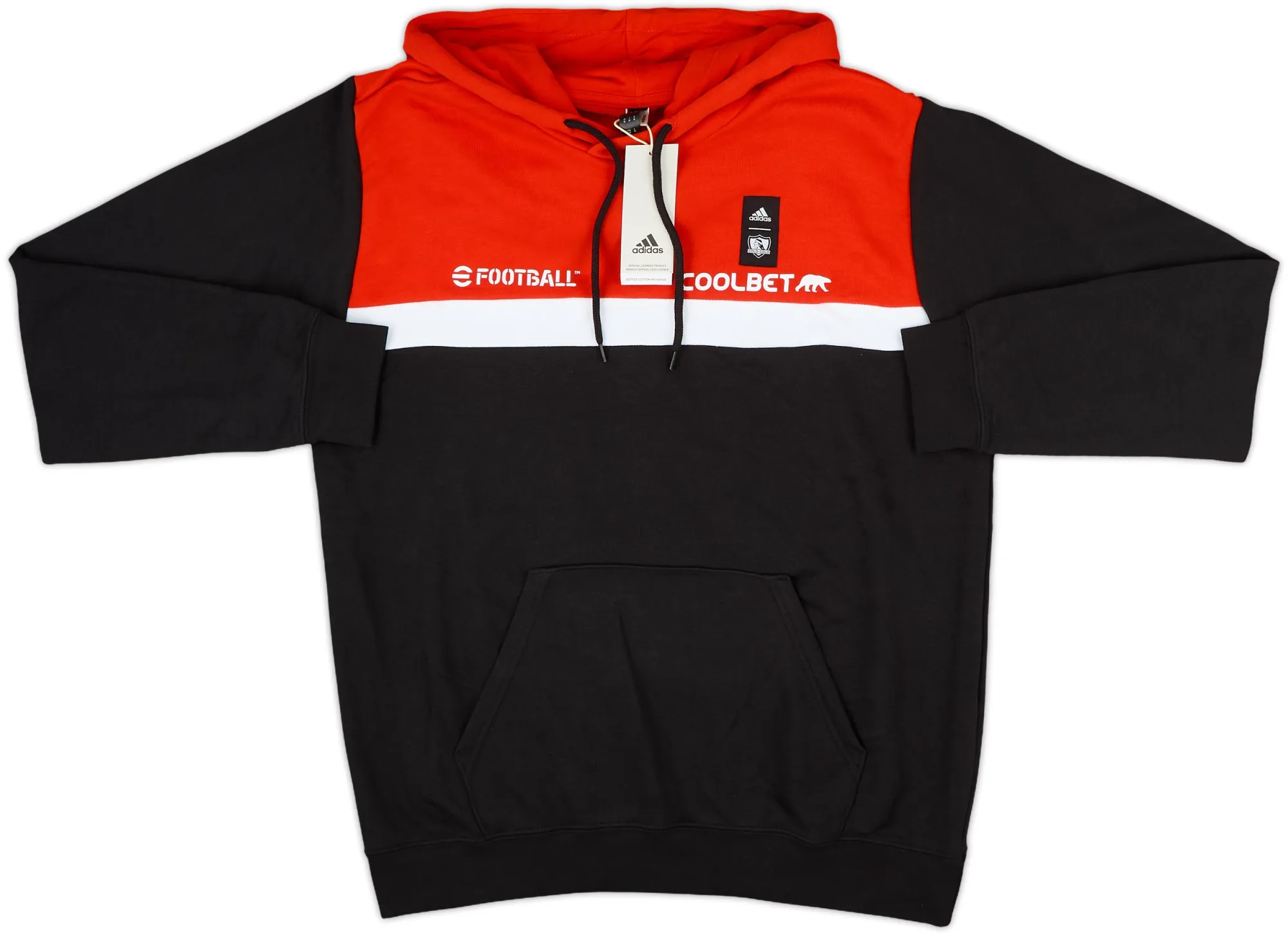 2022-23 Colo Colo adidas Hooded Sweat Top (M)