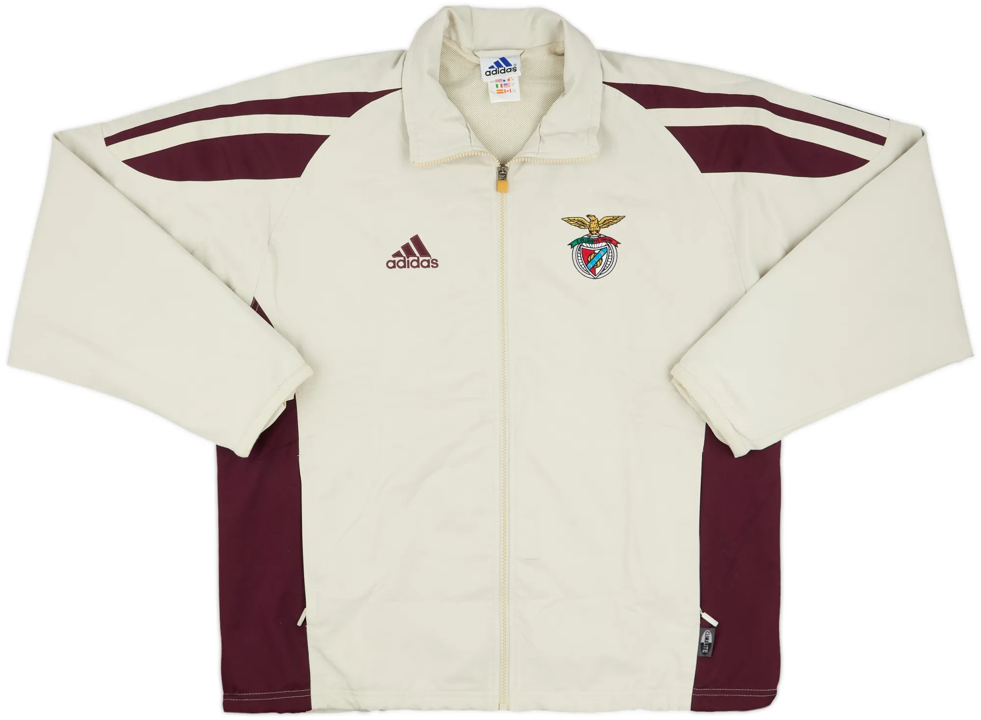 2001-02 Benfica adidas Track Jacket - 7/10 - (M/L)