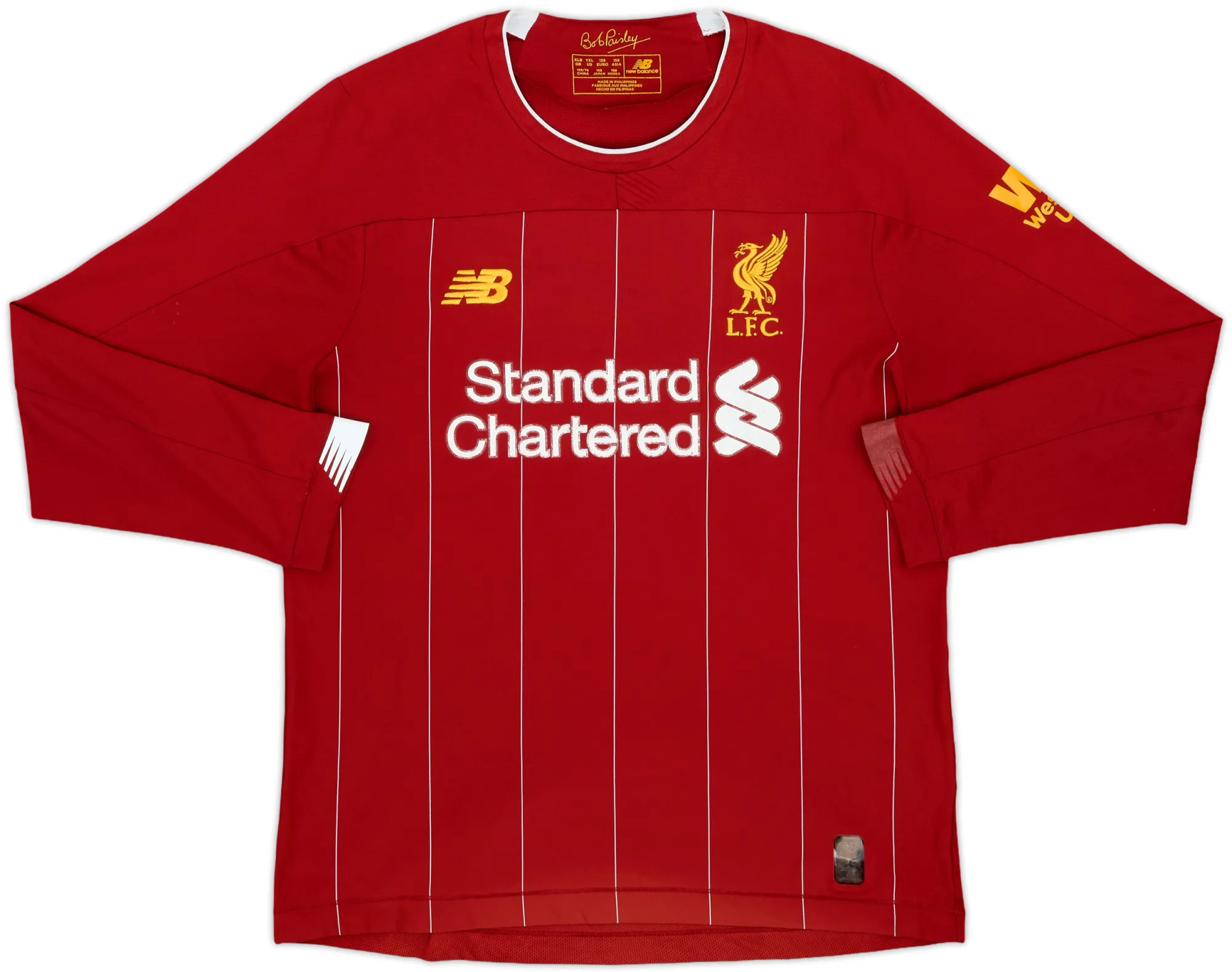 NewBalance Liverpool Boys LS Home Shirt 2019/20