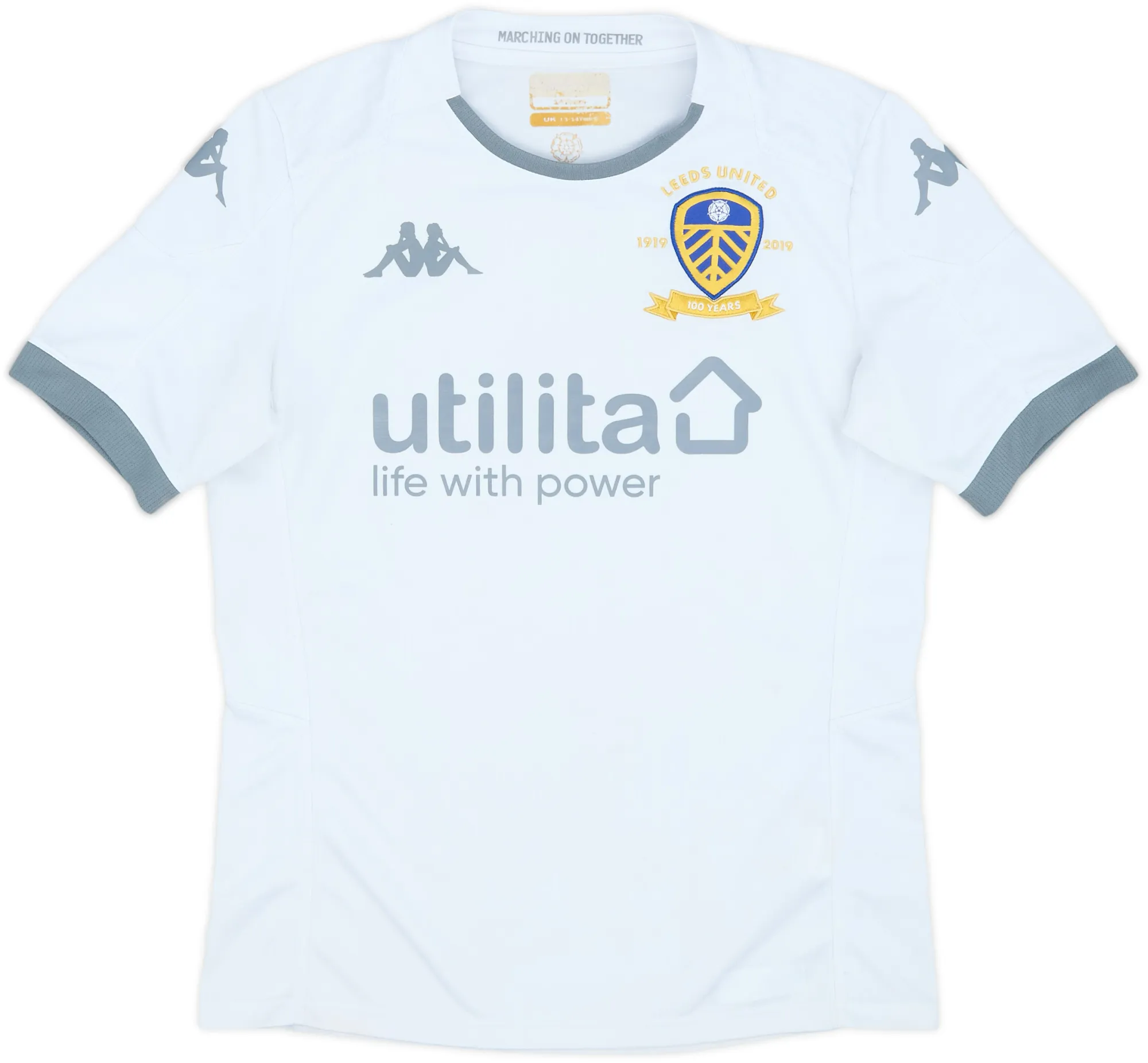 Kappa Leeds United Boys SS Home Shirt 2019/20