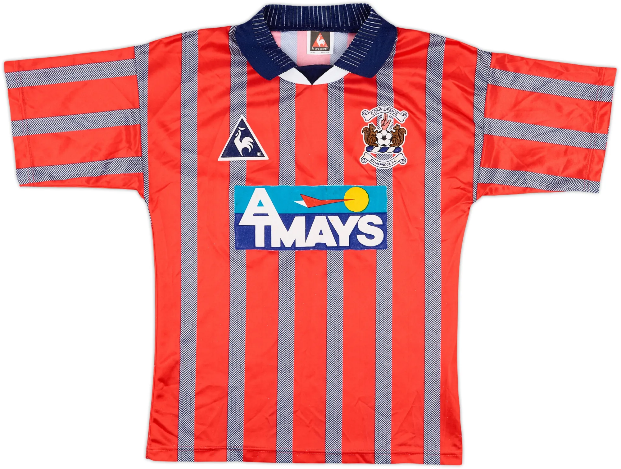 LeCoqSportif Kilmarnock Mens SS Away Shirt 1995/97