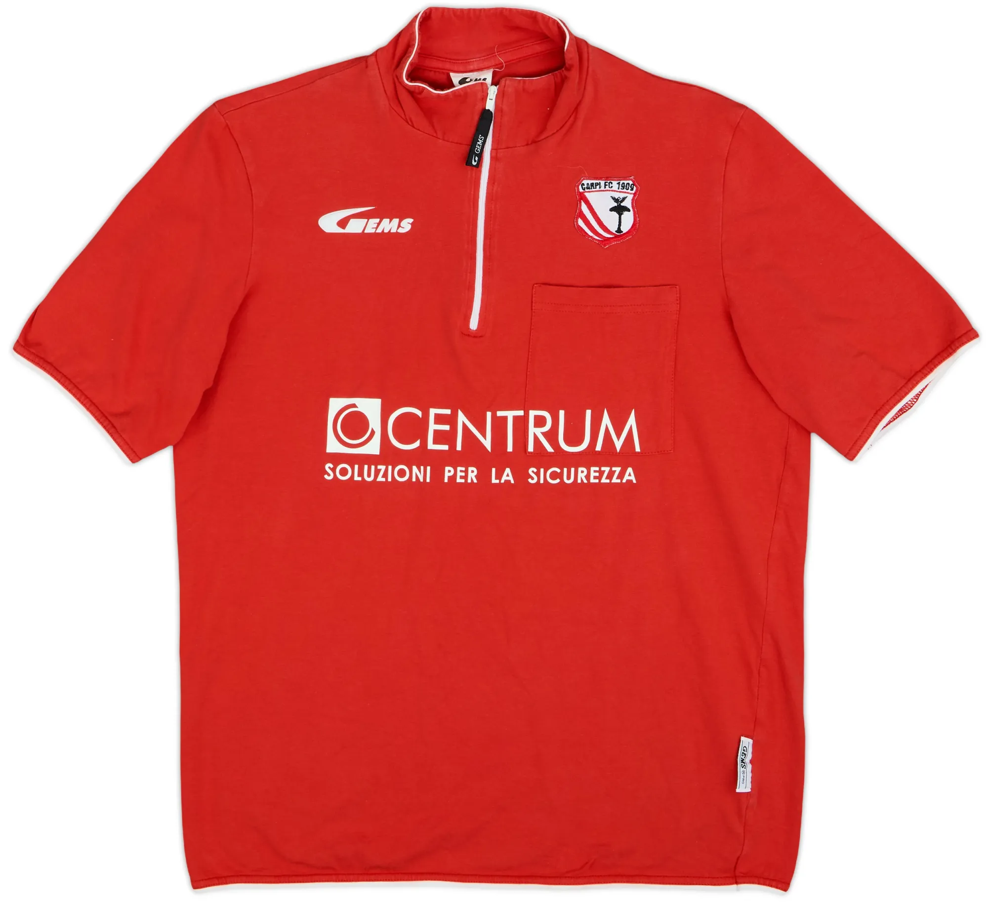 2009-10 Carpi Gems 1/4 Zip Polo Shirt - 7/10 - (XL)