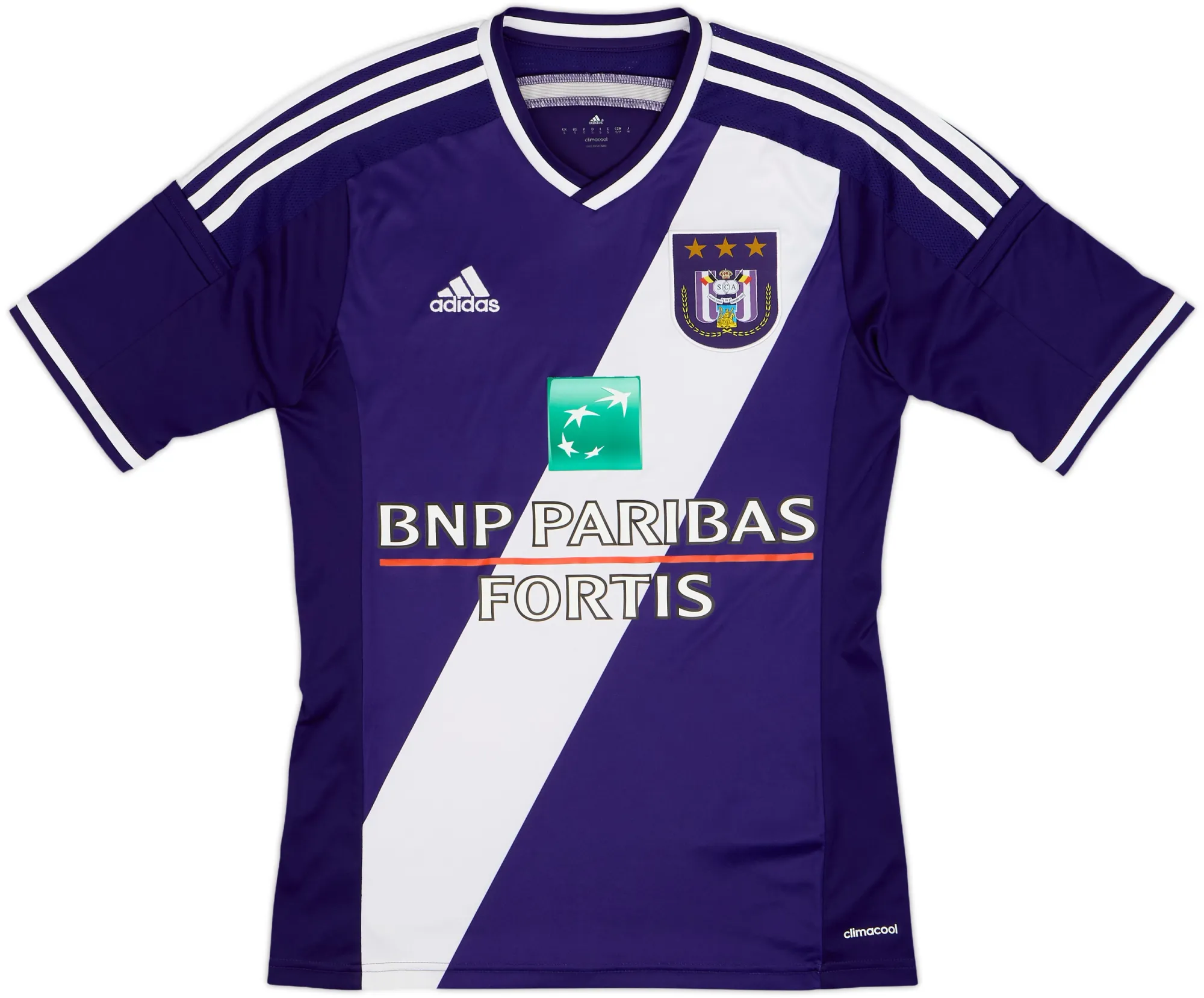 adidas Anderlecht Mens SS Home Shirt 2014/15