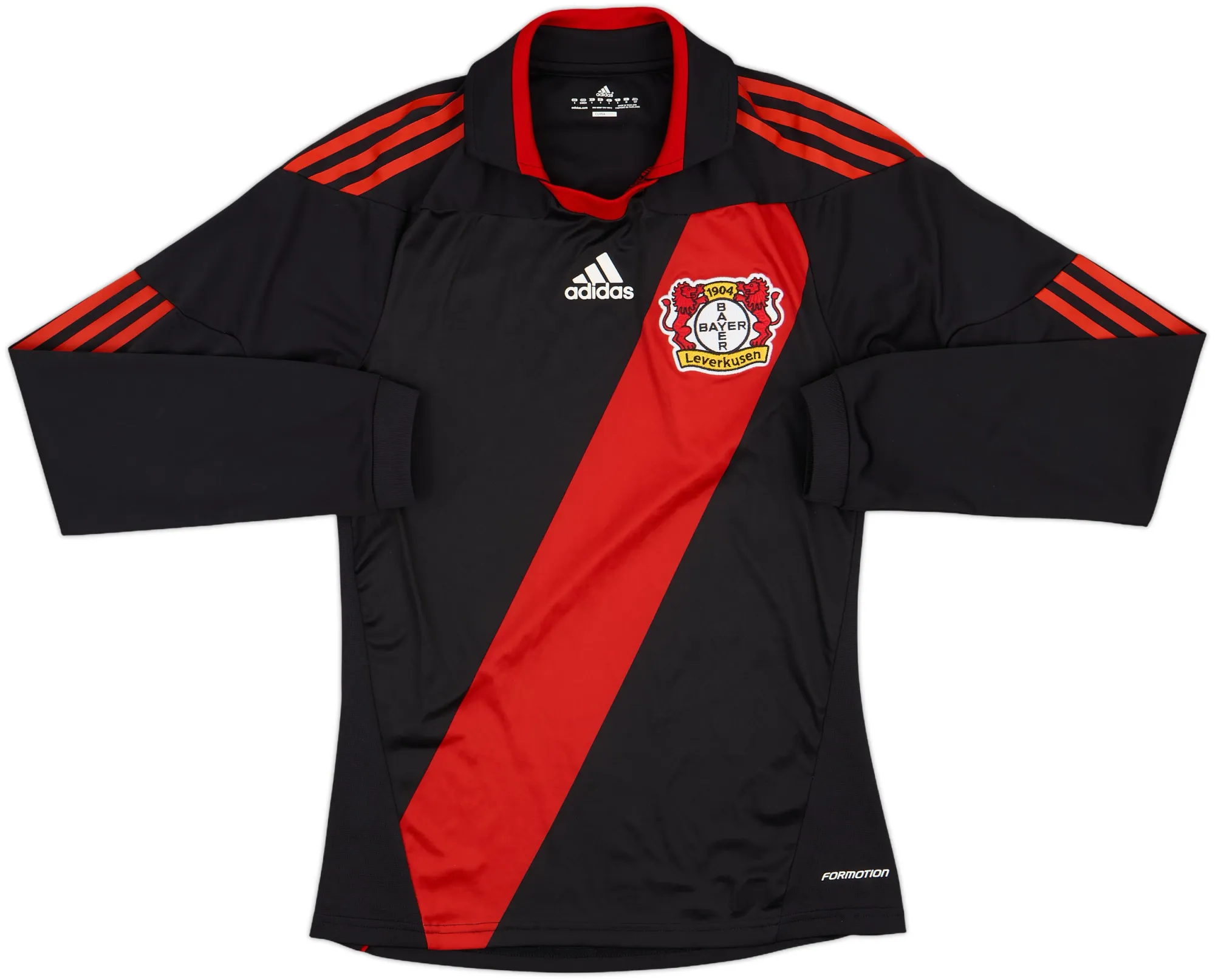 adidas Bayer Leverkusen Mens LS Player Issue Home Shirt 2010/11