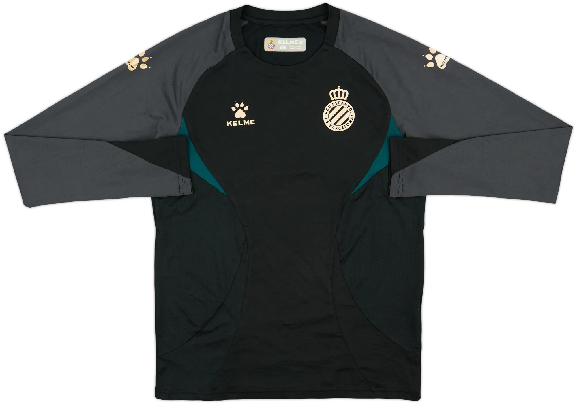 Kelme Espanyol Mens LS Home Shirt 2018/19