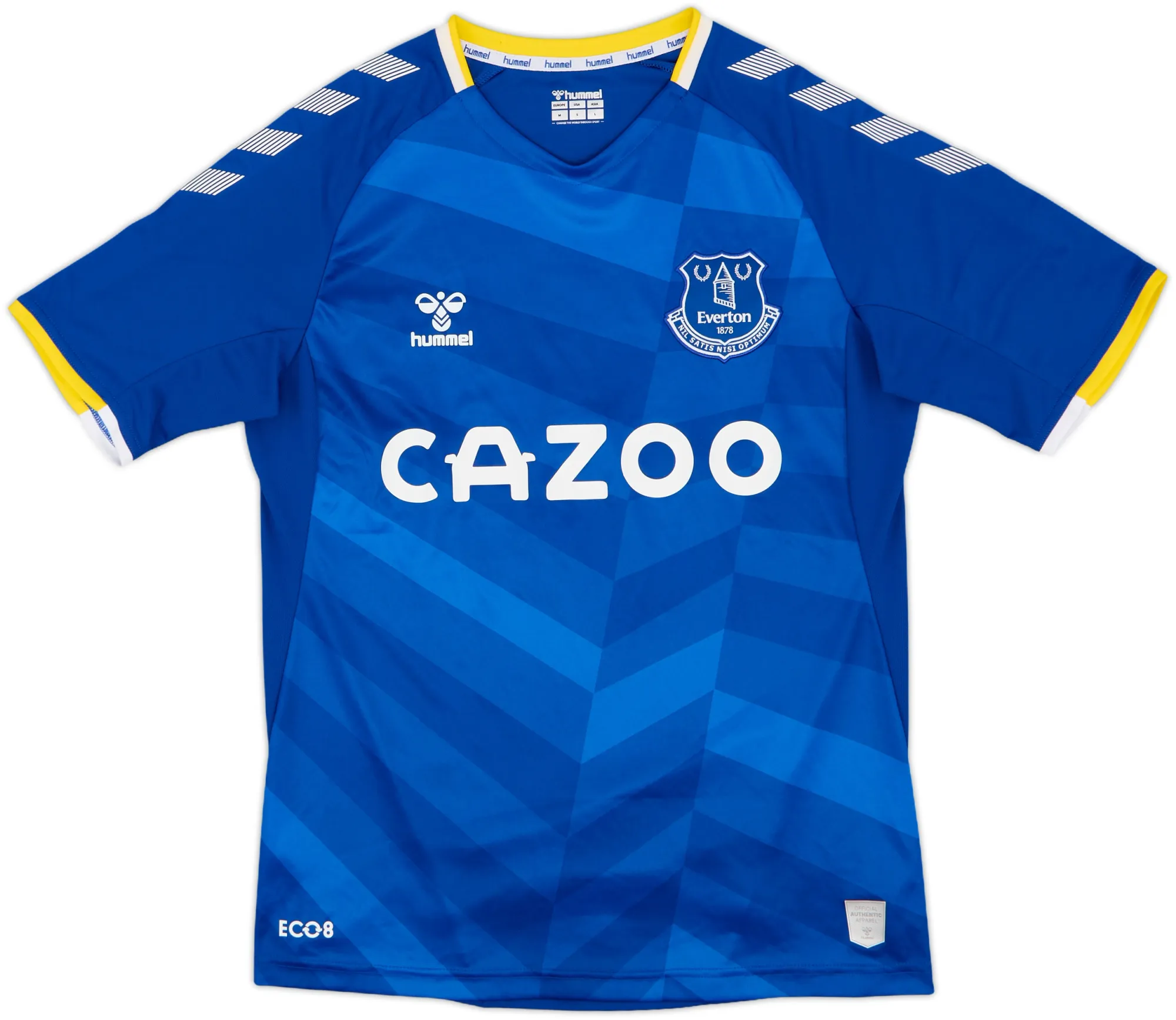 Hummel Everton Mens SS Home Shirt 2021/22