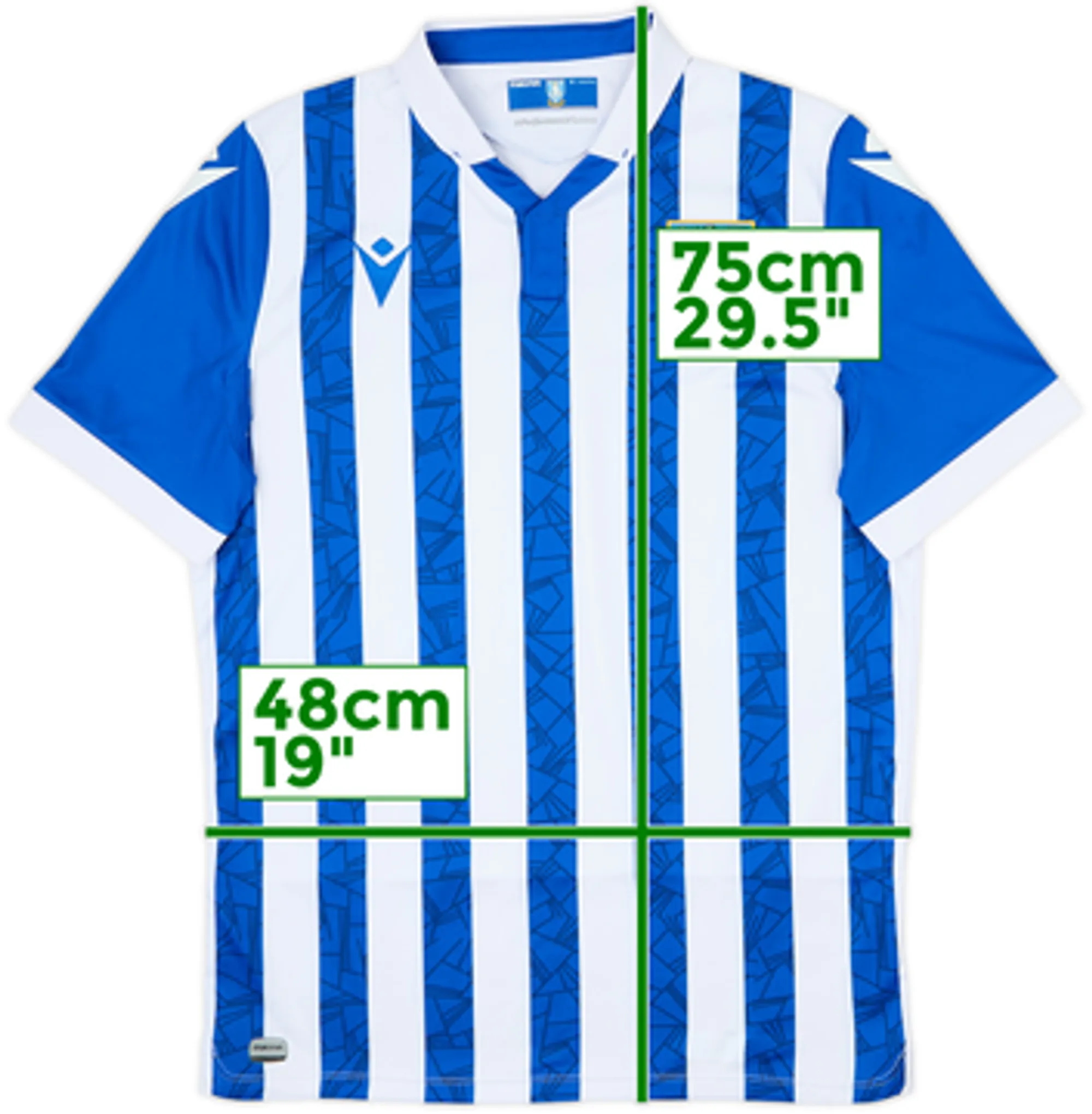 Macron Sheffield Wednesday Mens SS Home Shirt 2021/22