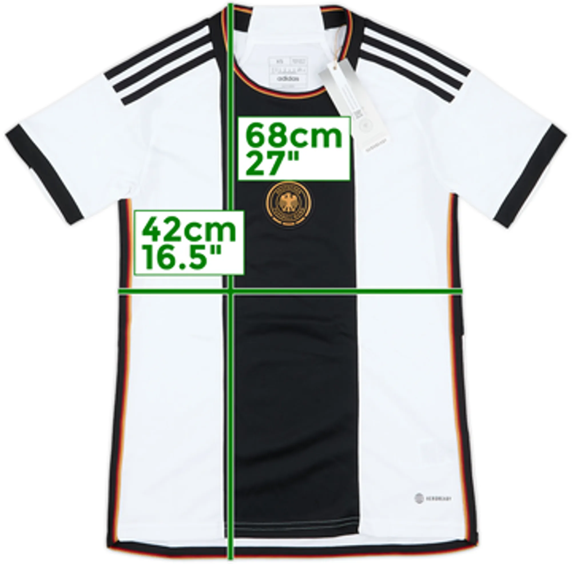 adidas Germany Womens SS Home Shirt 2022