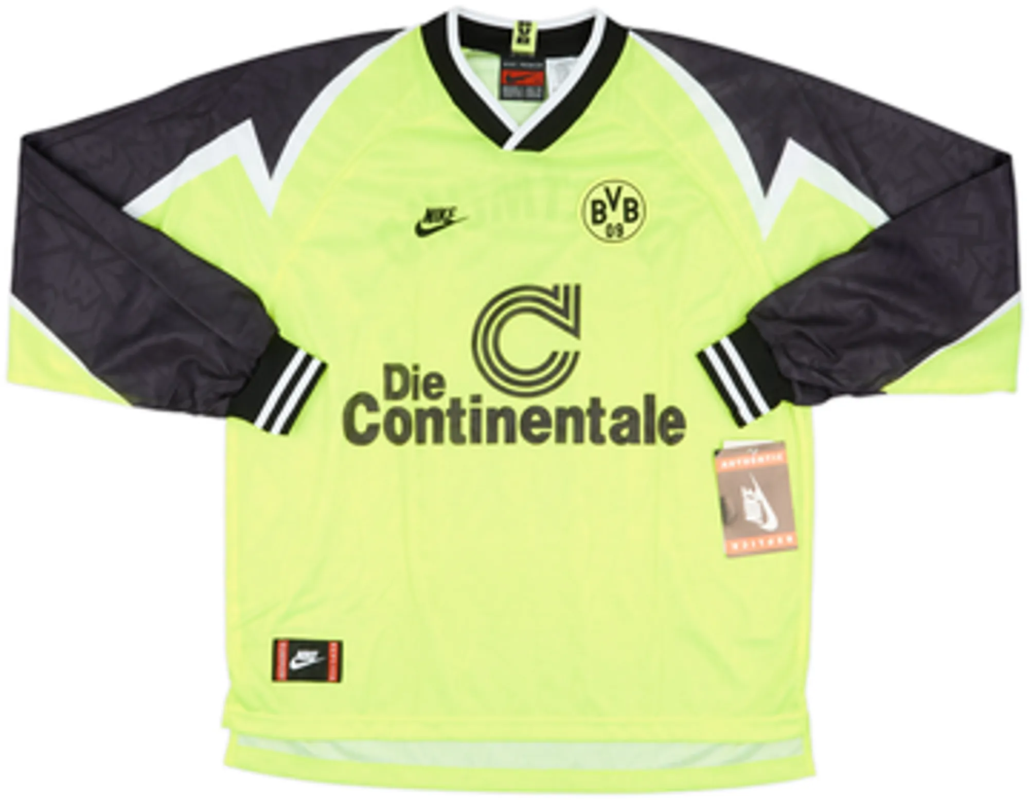 Nike Borussia Dortmund Mens LS Home Shirt 1995/96
