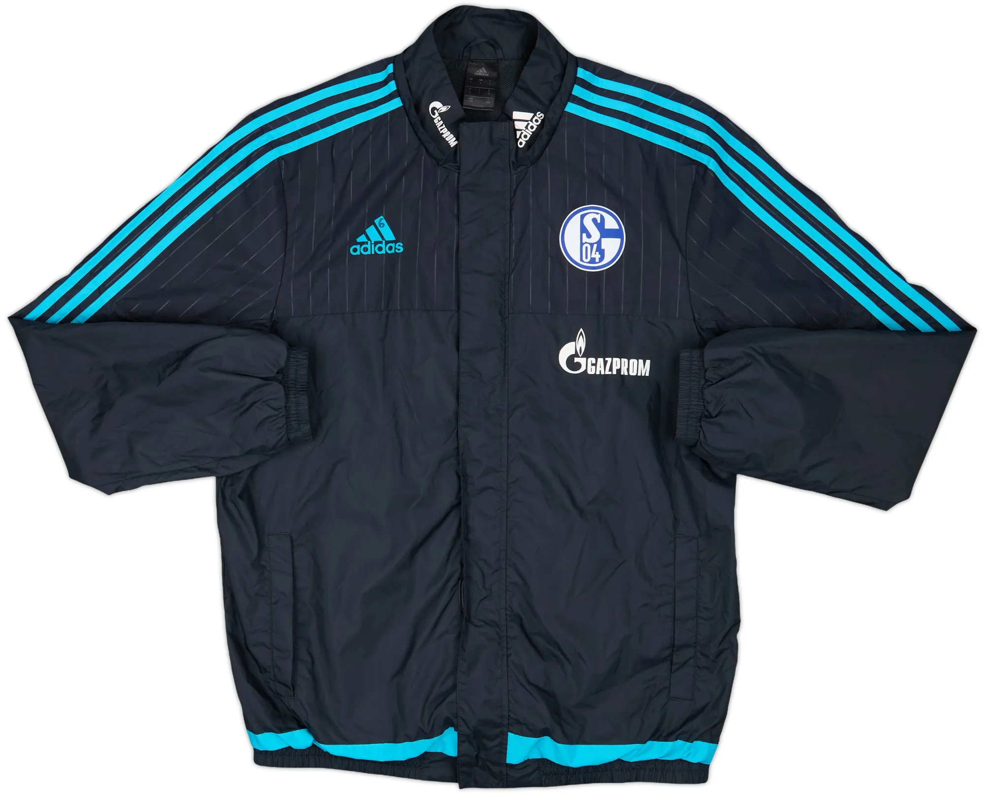2015-16 Schalke adidas Rain Jacket - 6/10 - (L)
