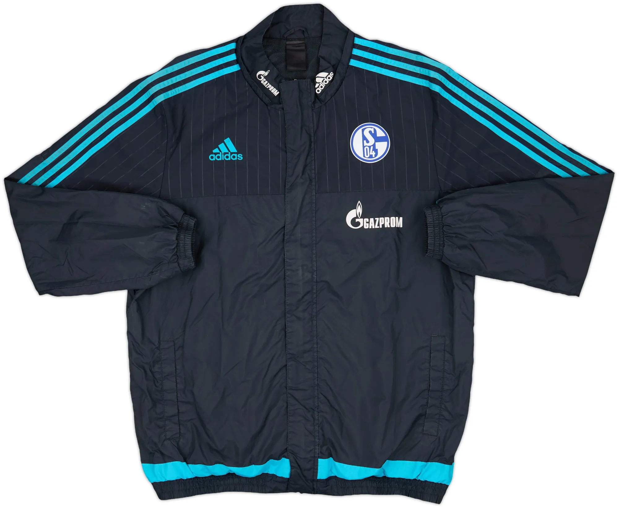2015-16 Schalke adidas Rain Jacket - 6/10 - (XL)