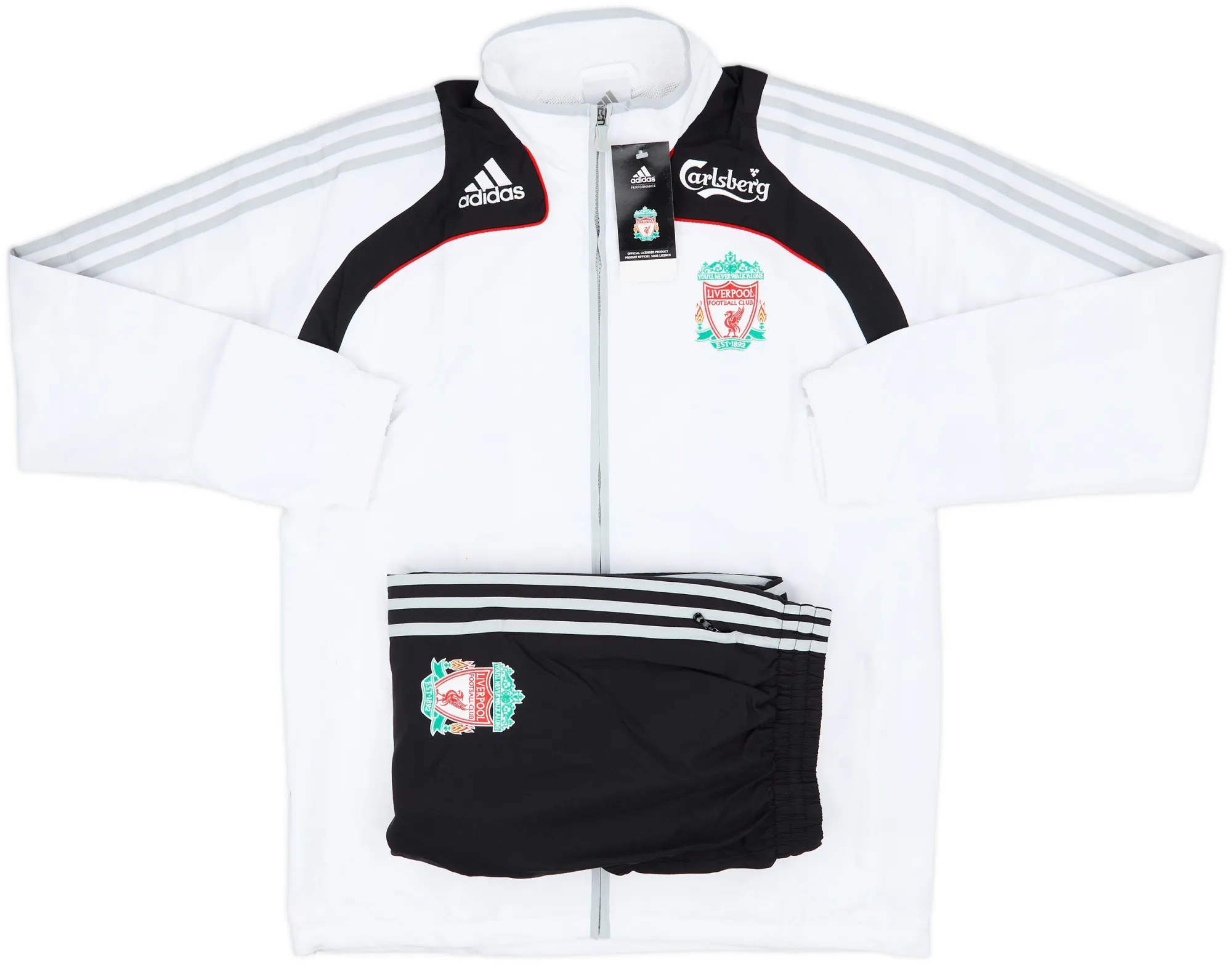2008-09 Liverpool adidas Full Tracksuit (M)