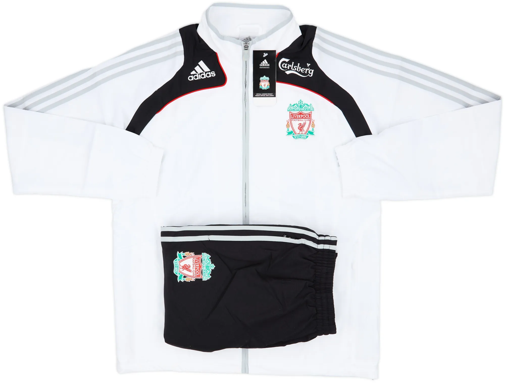 2008-09 Liverpool adidas Full Tracksuit (M/L)