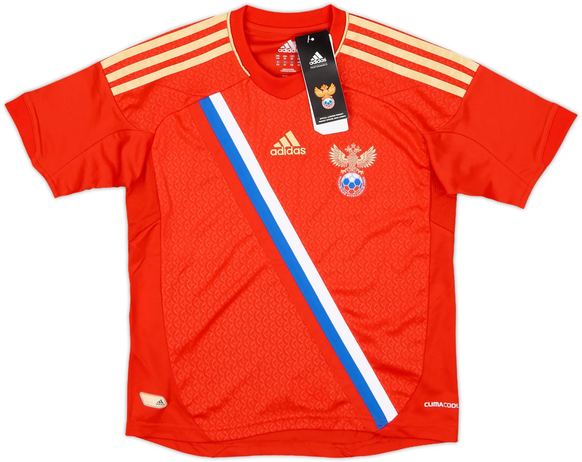 adidas Russia Mens SS Home Shirt 2012