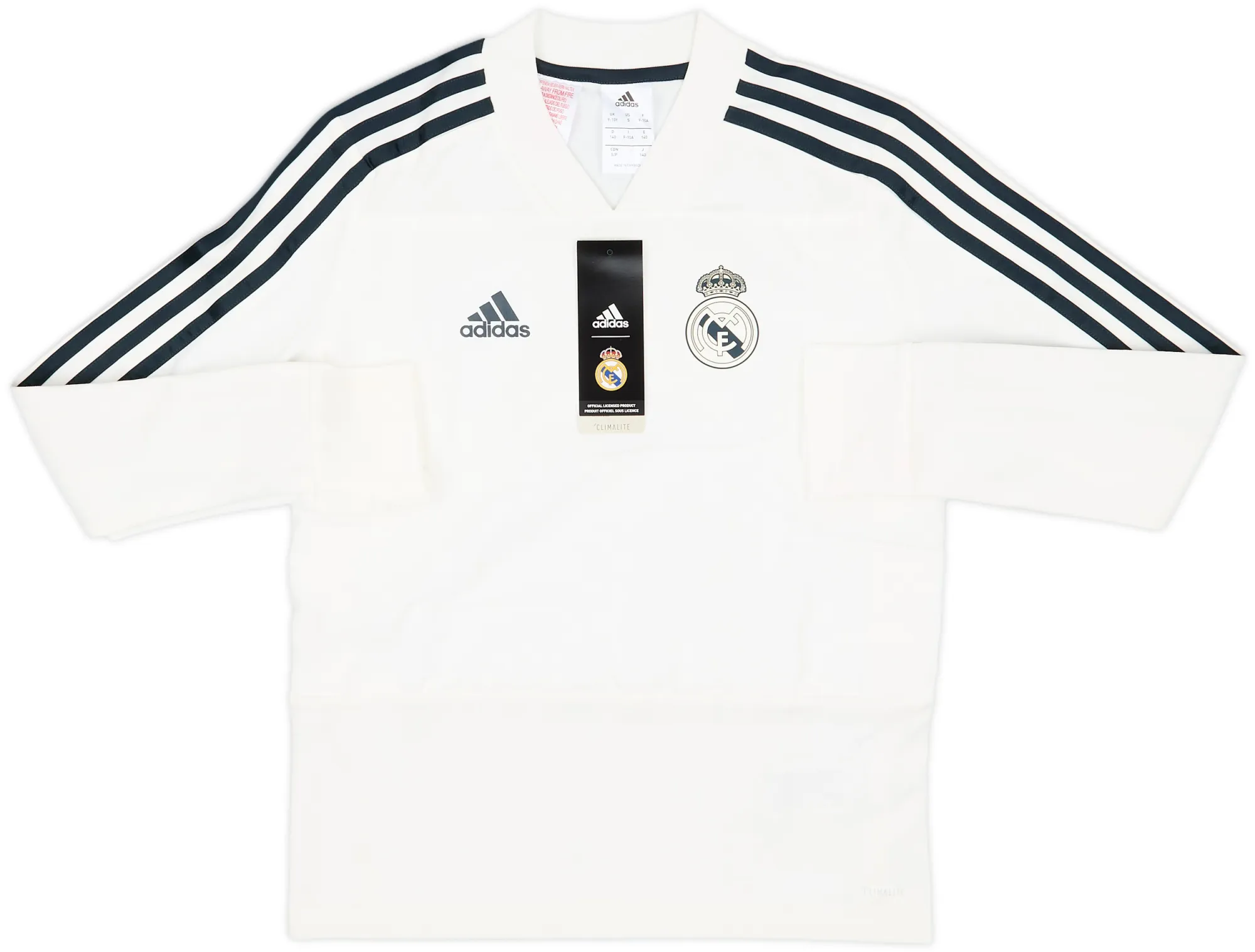 adidas Real Madrid Boys SS Home Shirt 2018/19