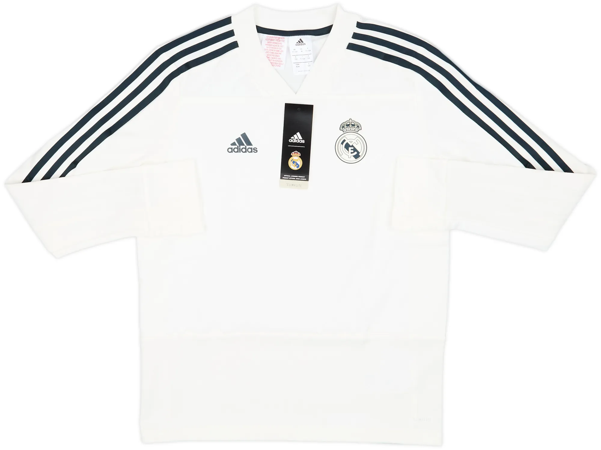 adidas Real Madrid Boys SS Home Shirt 2018/19