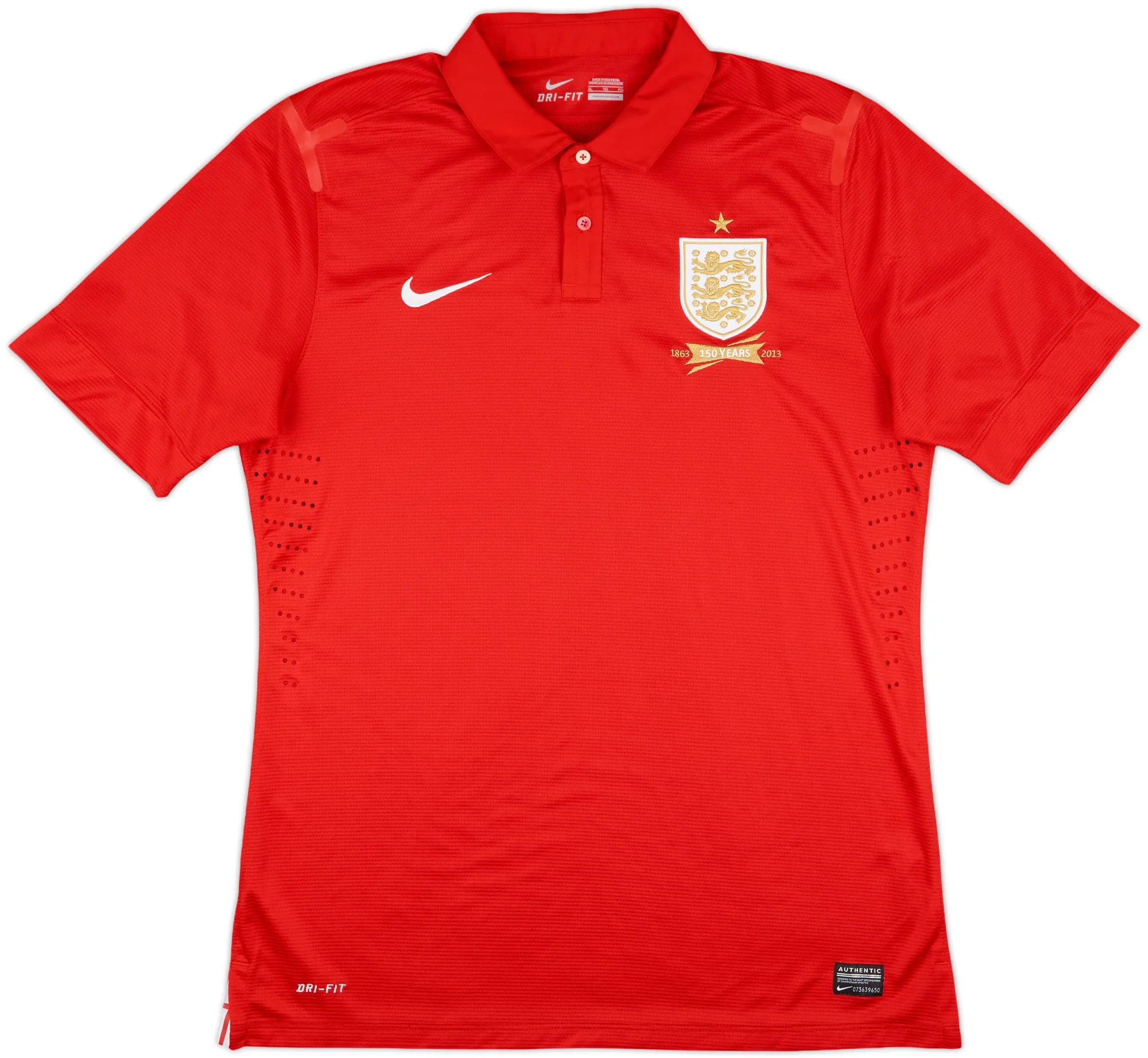 Nike England Mens SS Player Issue Away Shirt 2013
