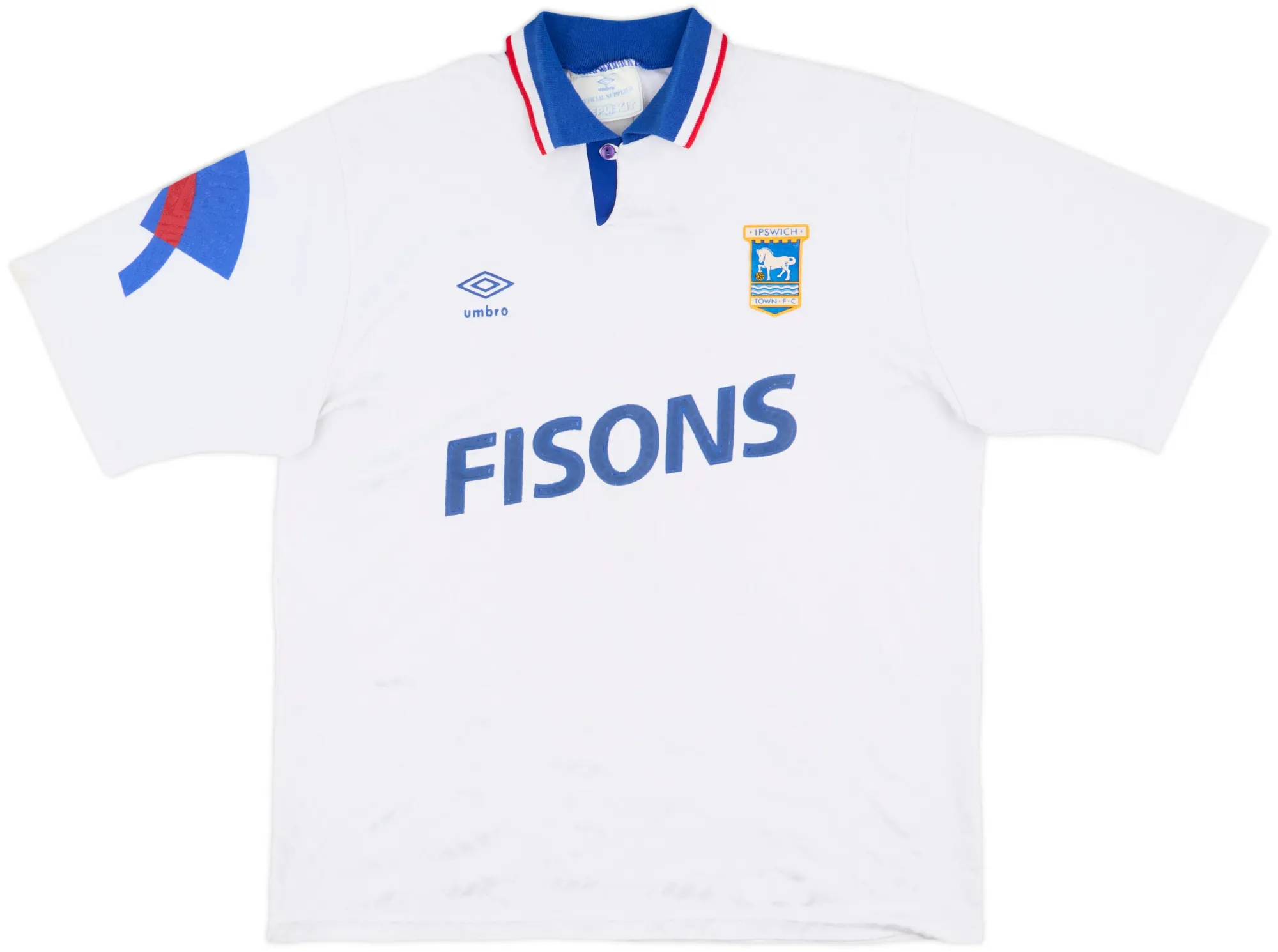 Umbro Ipswich Town Mens SS Away Shirt 1991/92