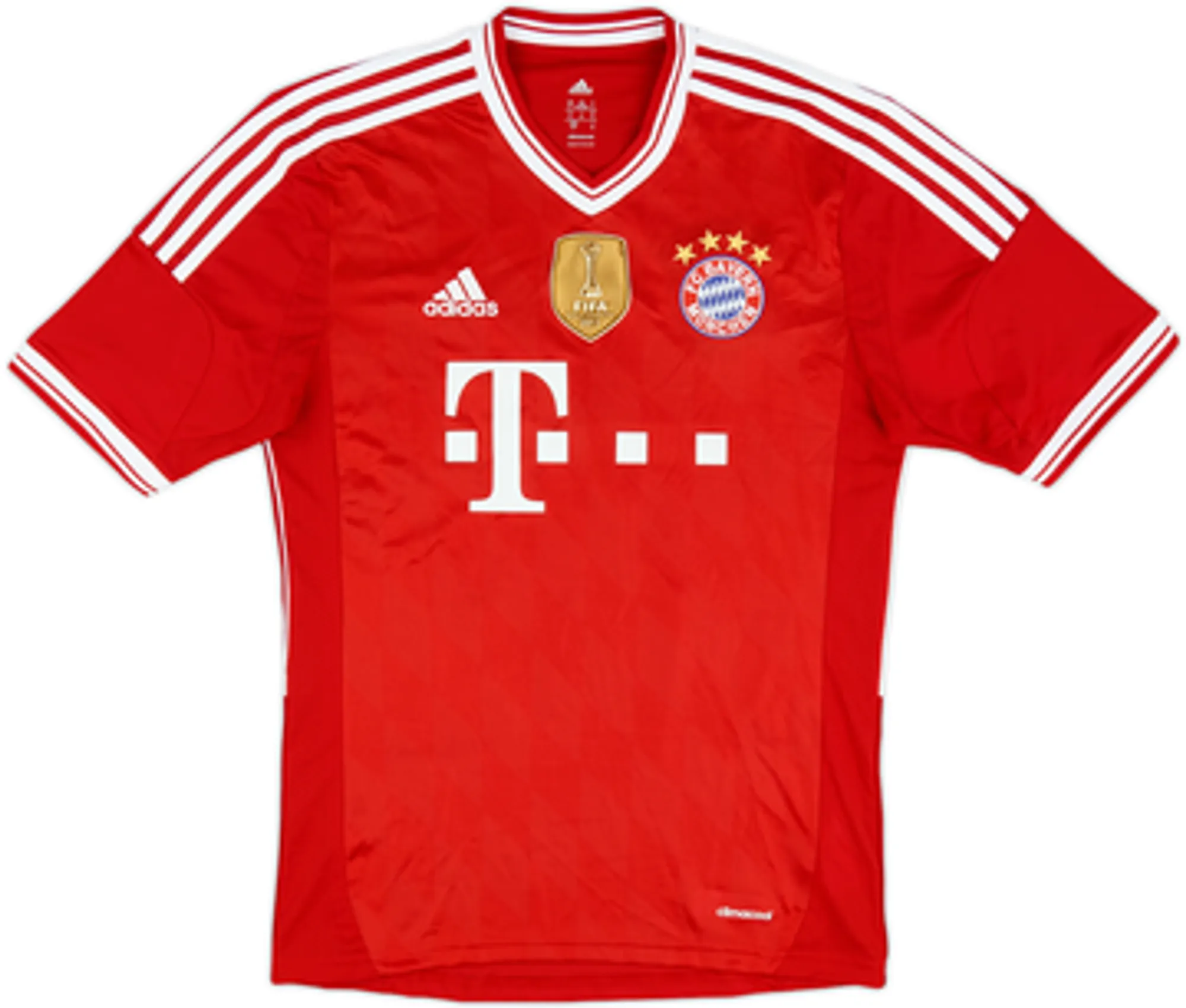 adidas Bayern Munich Boys SS Home Shirt 2013/14