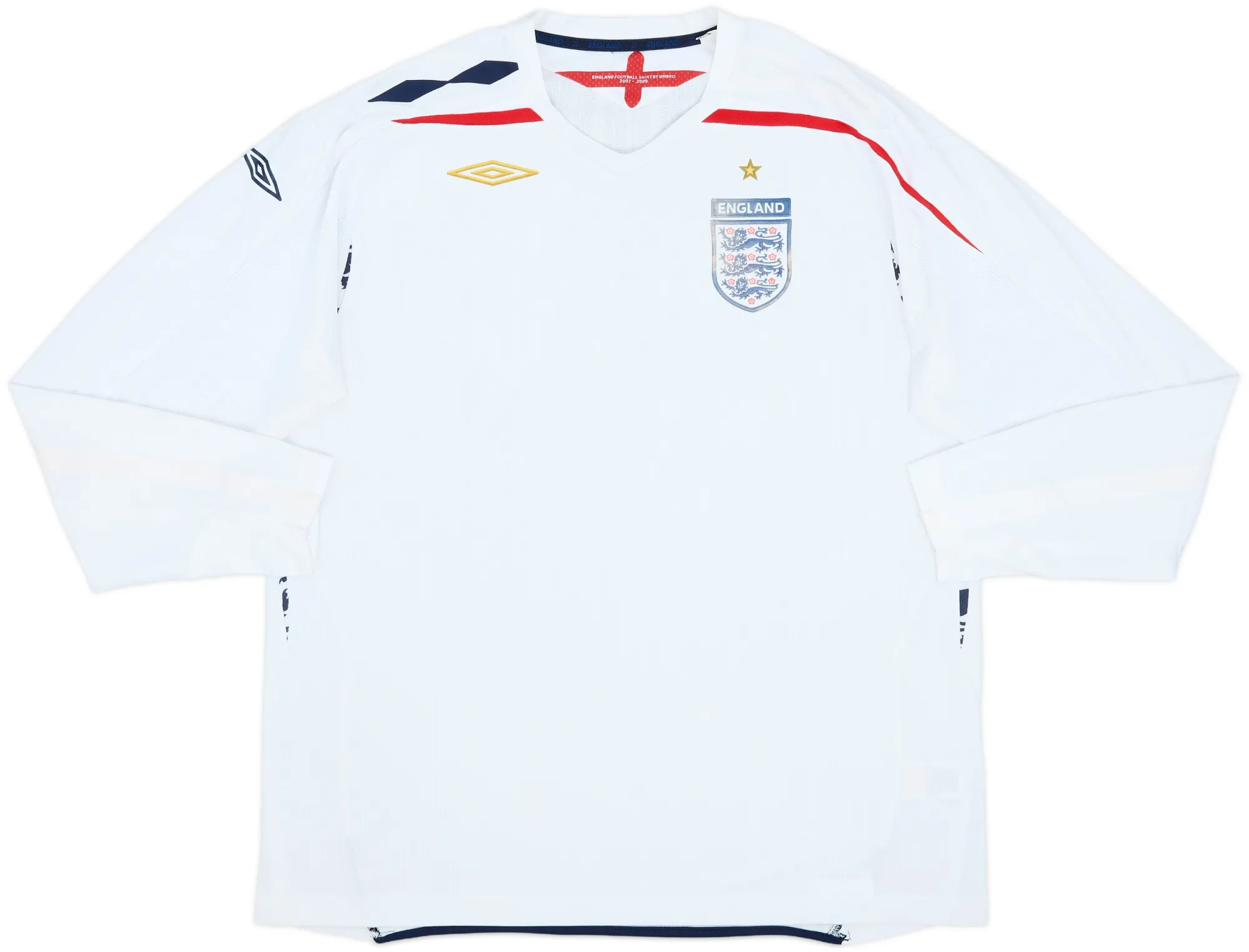 Umbro England Mens LS Home Shirt 2007