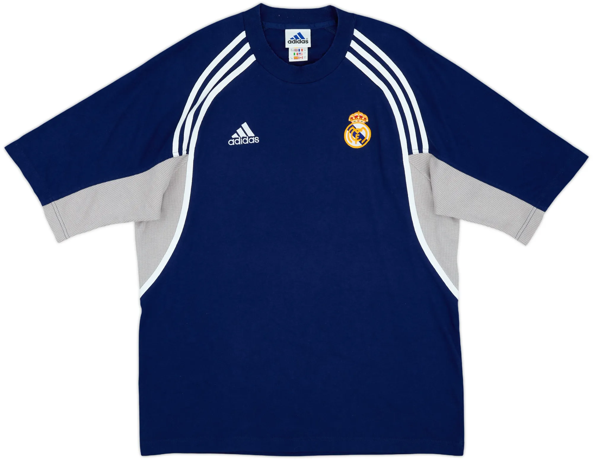 adidas Real Madrid Mens SS Home Shirt 2000/01