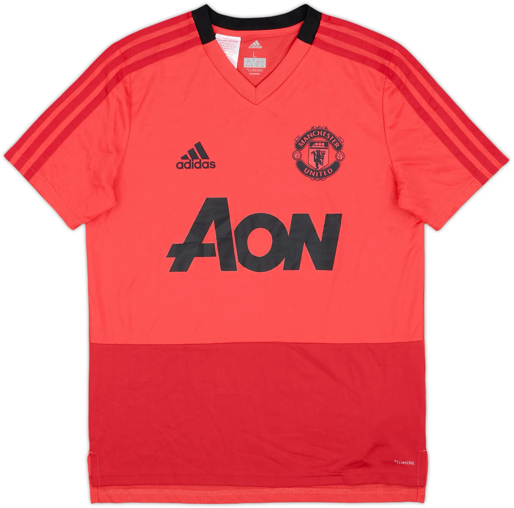 adidas Manchester United Boys SS Home Shirt 2018/19