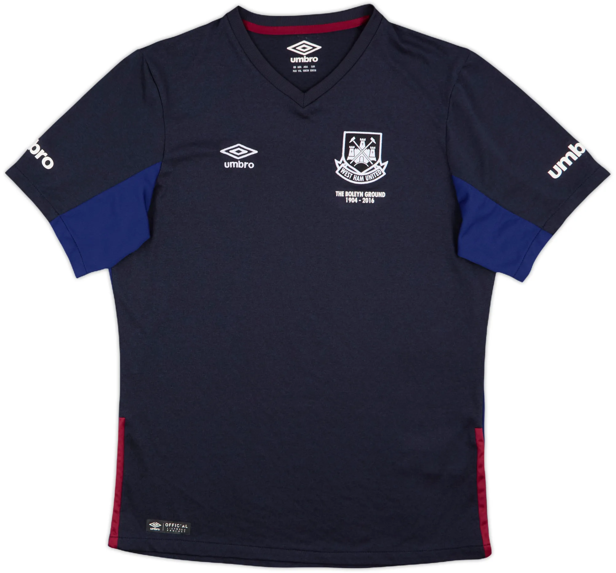 Umbro West Ham United Boys SS Third Shirt 2015/16