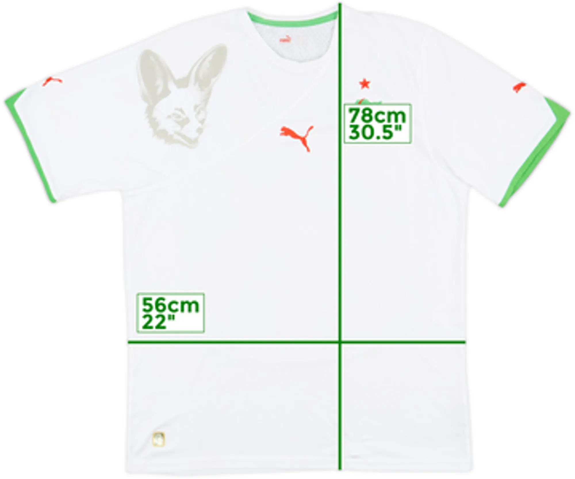 Puma Algeria Mens SS Home Shirt 2010