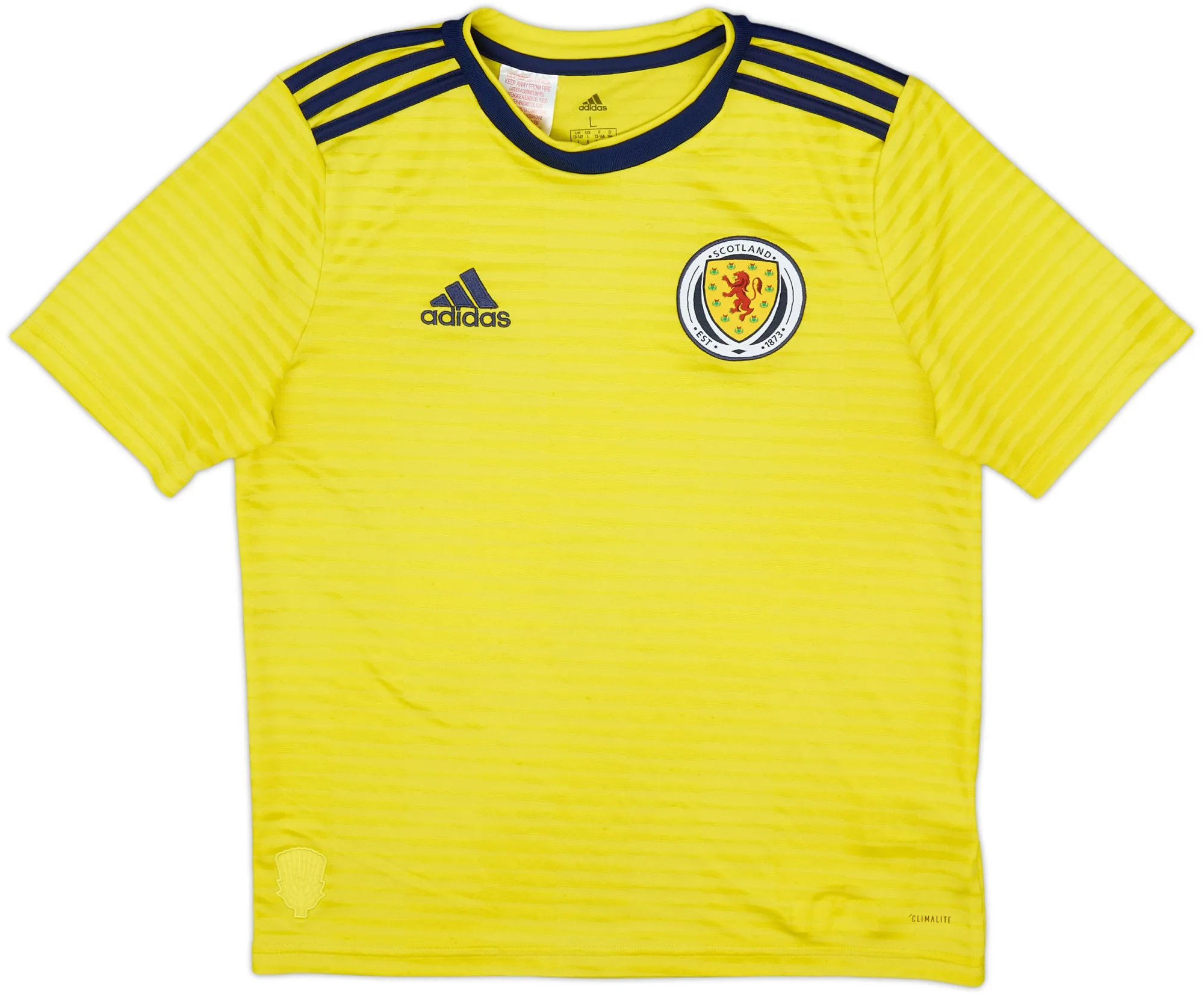 adidas Scotland Boys SS Away Shirt 2017